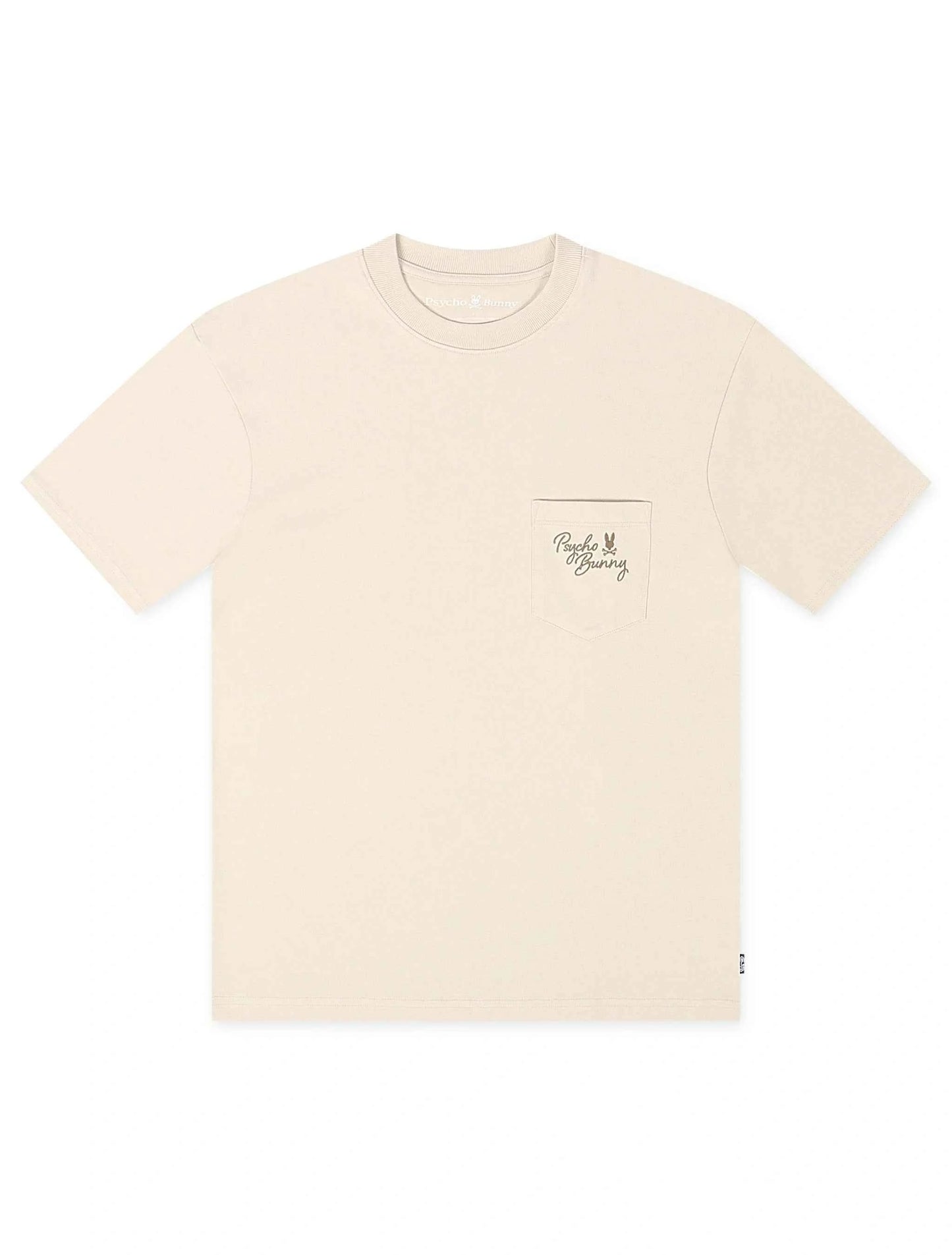 Psycho Bunny Desert Relaxed Pocket Tee - Natural Linen