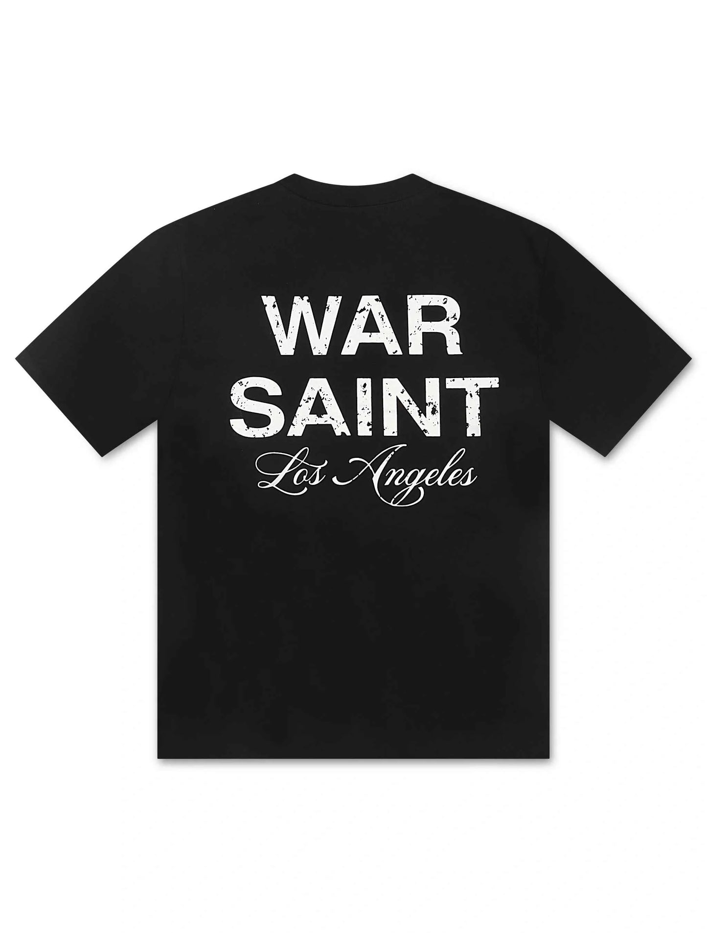 Warsaint LA Script Tee - Black/White
