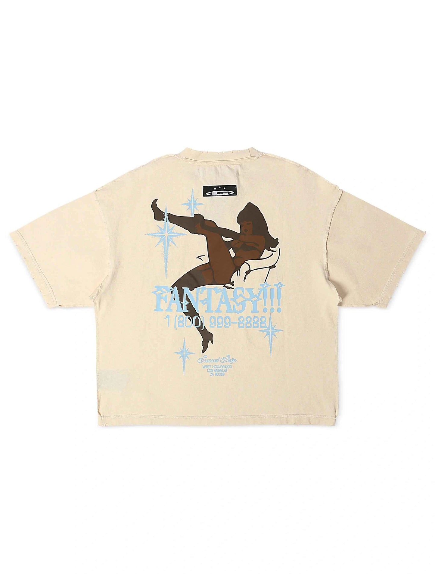 Gala Original Fantasy Cropped Tee - Cream
