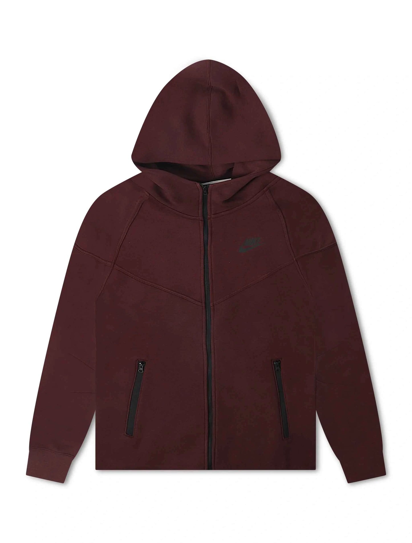 Nike Womens Sportswear Tech Fleece Windrunner Hoodie- Burgundy Crush