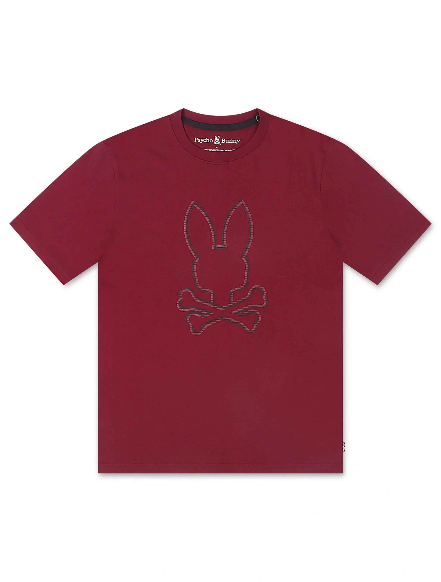 Psycho Bunny Hamilton Graphic Tee - Crimson