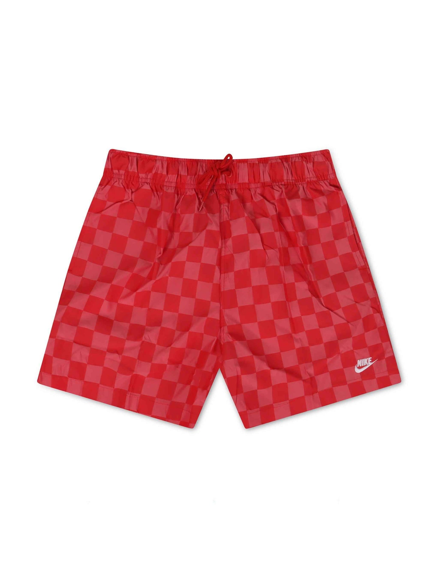 Nike Mens Club Shorts - Checkered Red