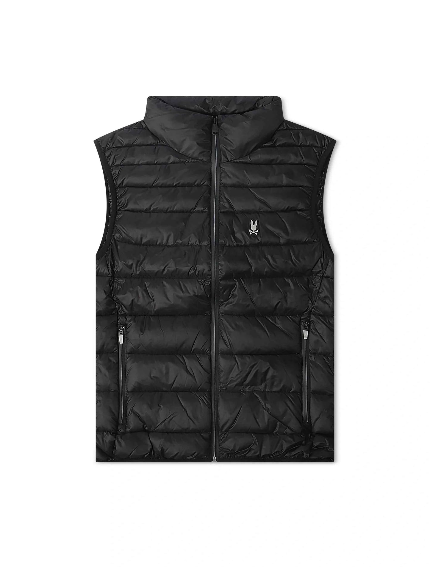 Psycho Bunny Blythe Packable Puffer Vest - Black