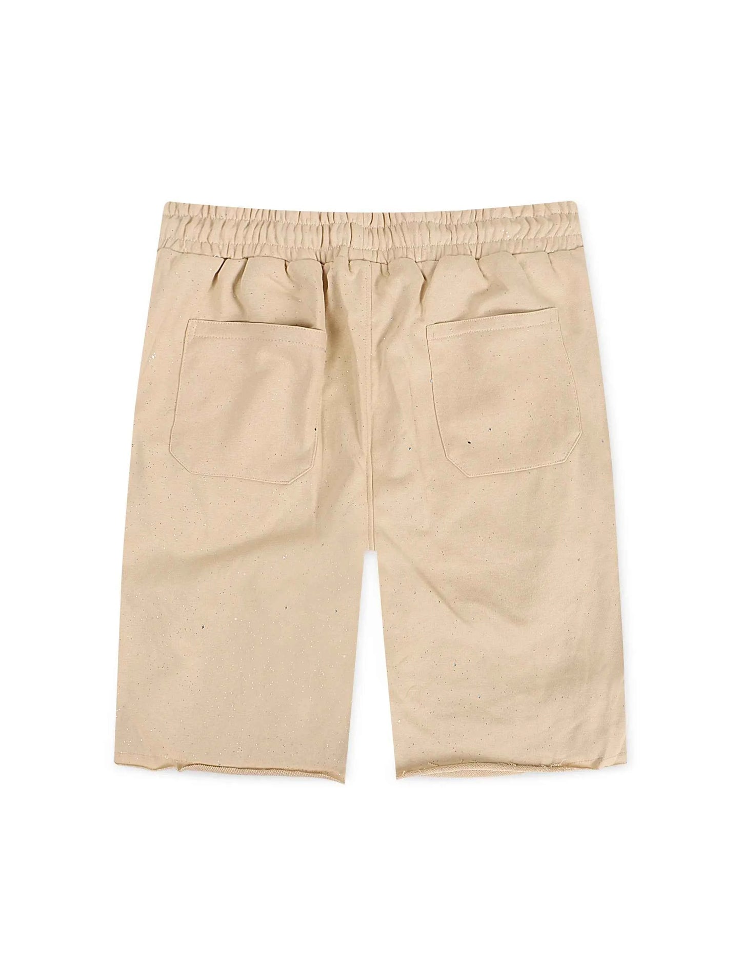 Bkys Rhinestone Shorts - Beige