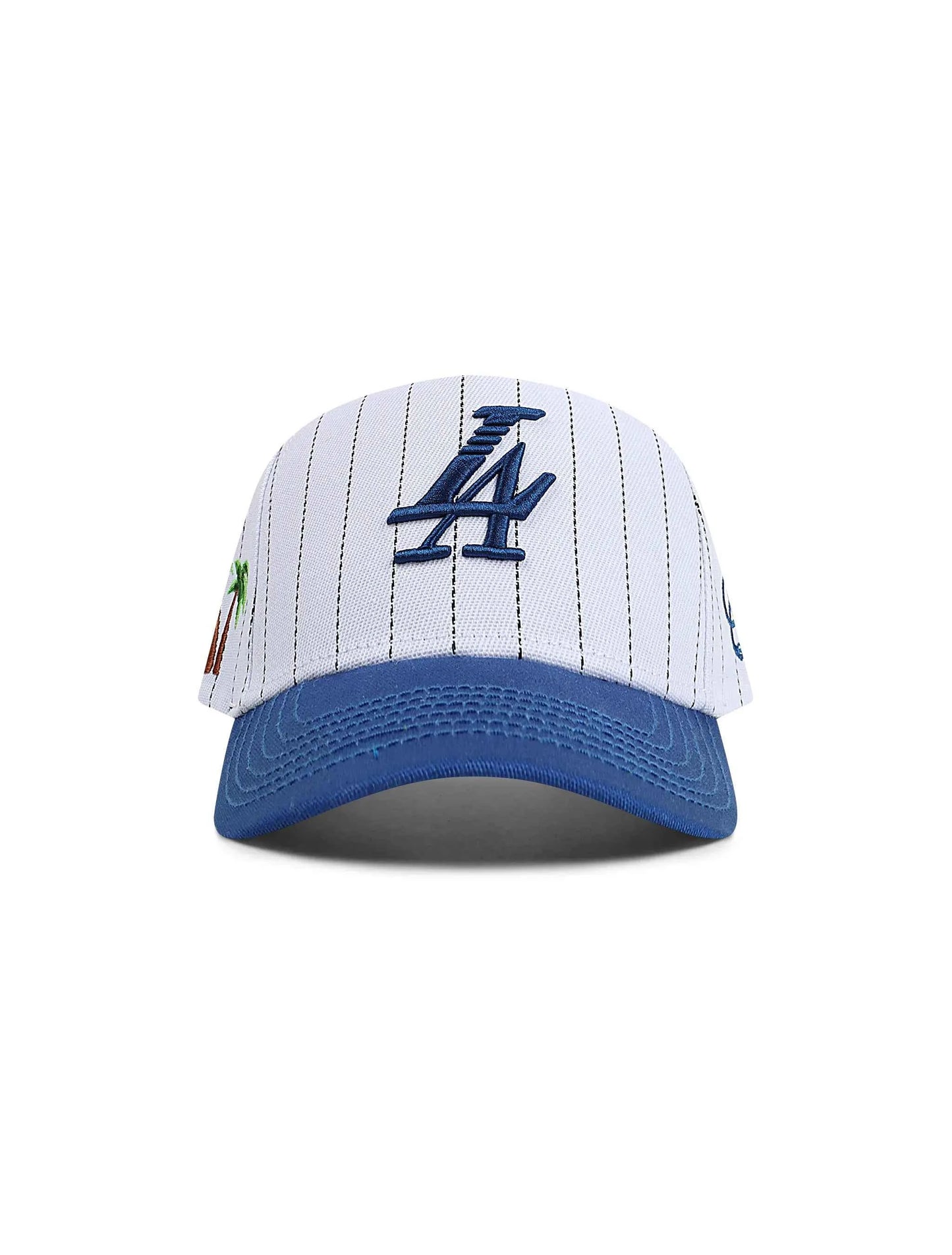Reference Mens Paradise LA Pinstripe Hat - White/Blue