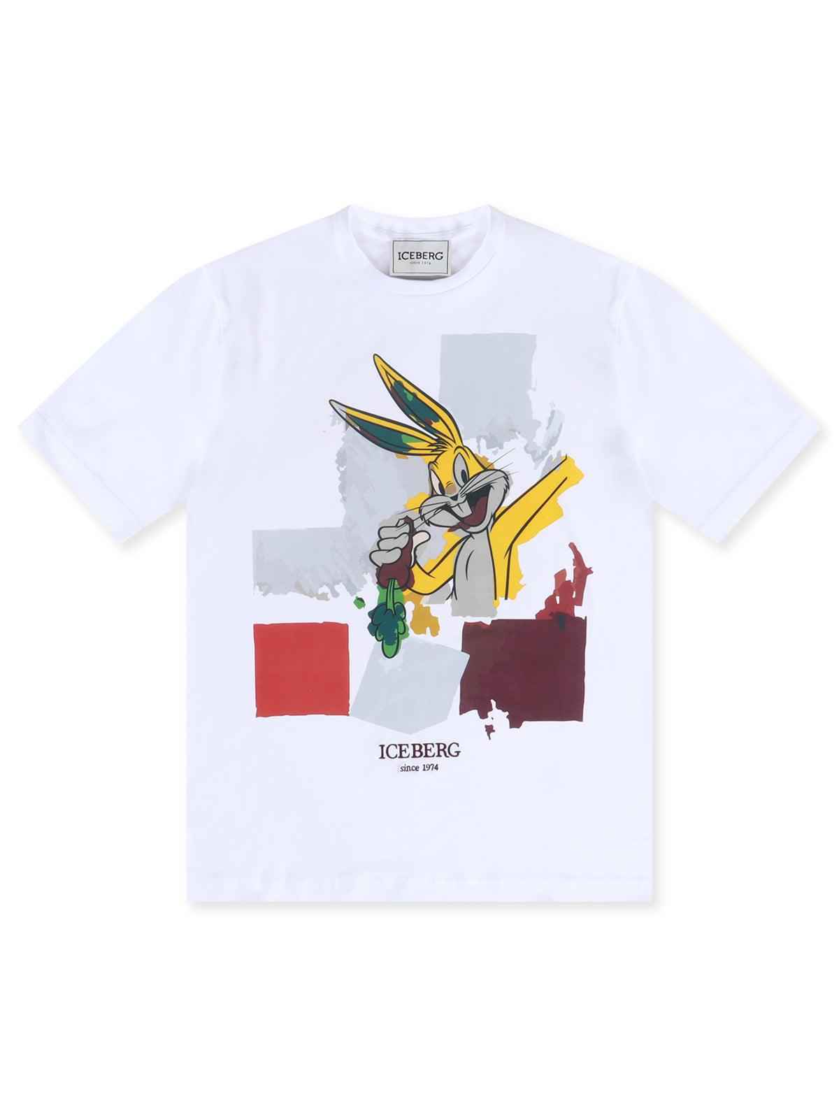 Iceberg Bugs Bunny Tee - White Ivory