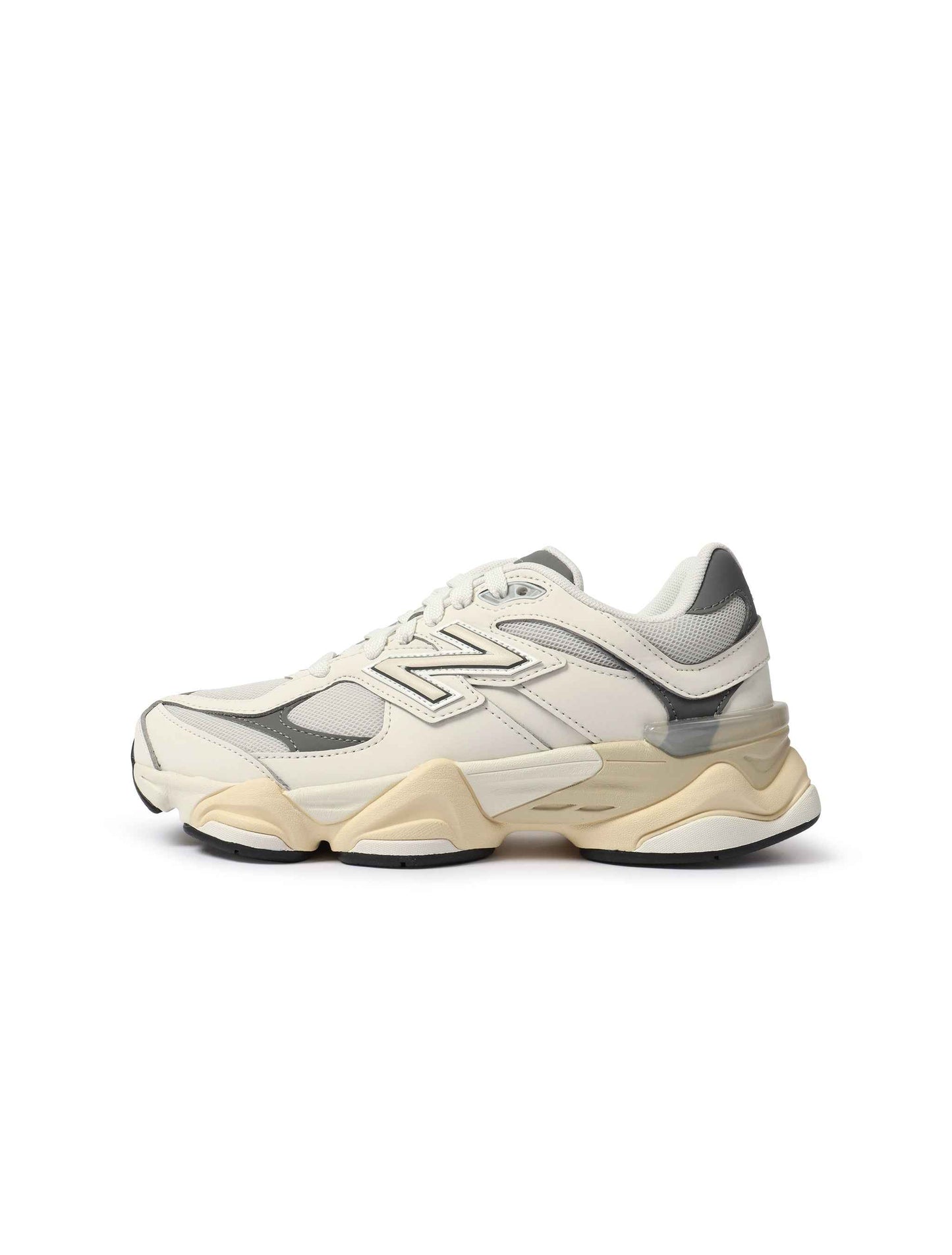 New Balance Big Kids 9060 Lifestyle Shoes - White/Grey