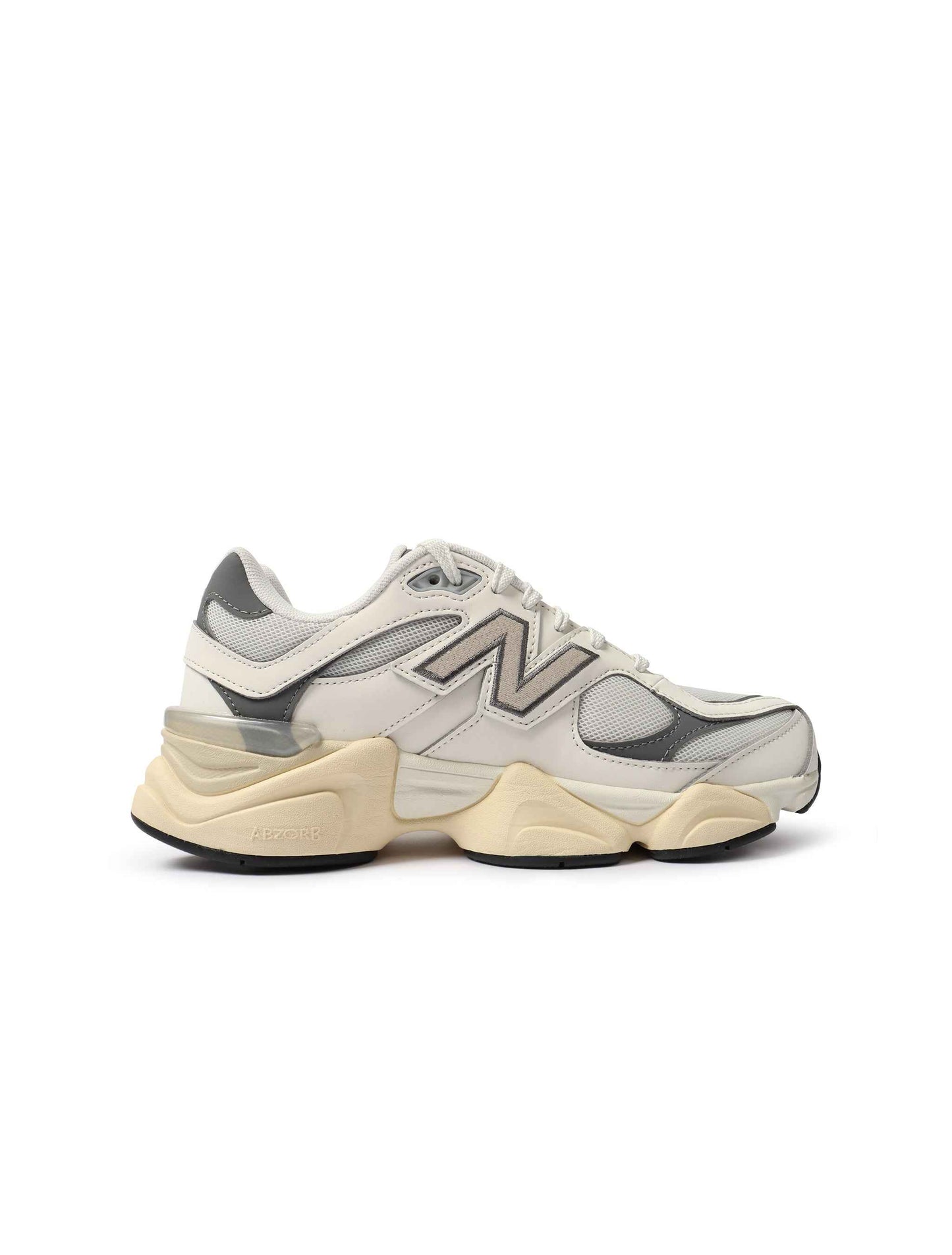 New Balance Big Kids 9060 Lifestyle Shoes - White/Grey