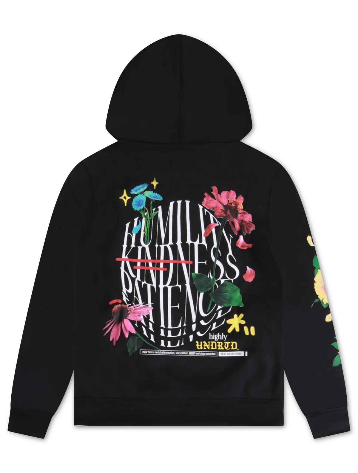 Underrated Humility & Kindness Hoodie - Black^