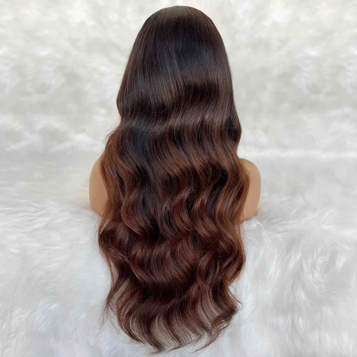 Raw Jada Glueless 5x5 HD Lace Professionally Colored 100% Human Hair Closure Wig