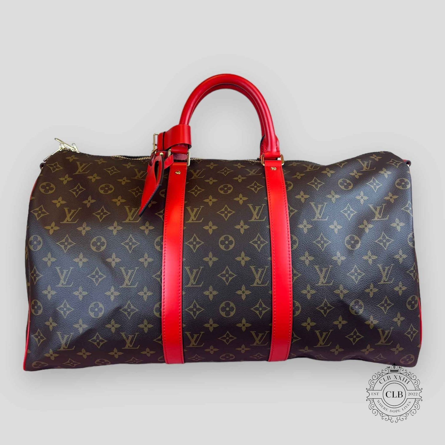 LOUIS VUITTON KEEPALL BANDOULIERE 50 - COQUELICOT