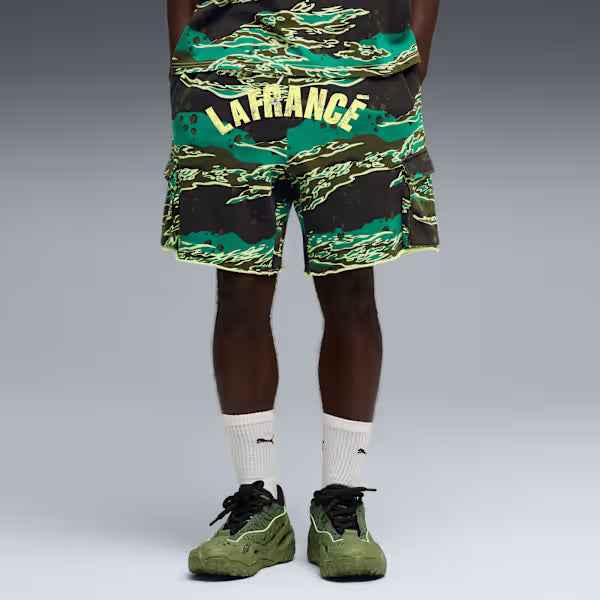 Puma Lafrance Supply Terry Shorts - Green Terrain