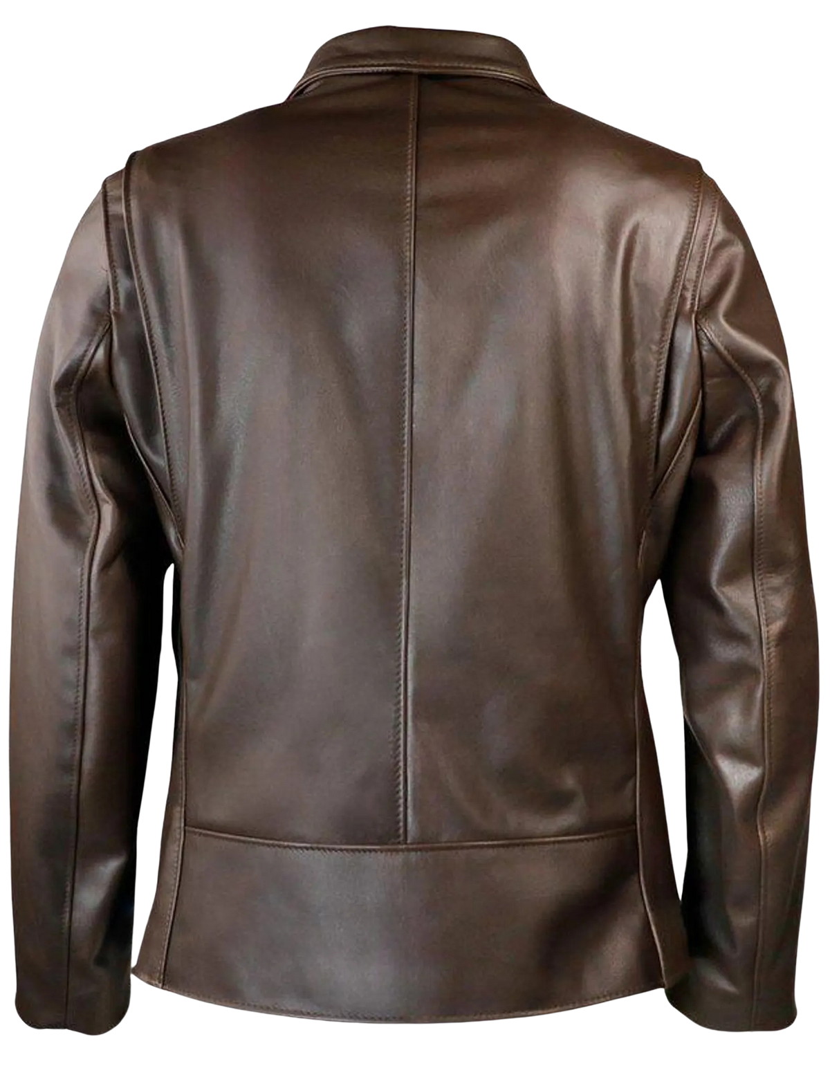 Men's Distressed Brown Lightweight Cowhide Delivery Jacket
