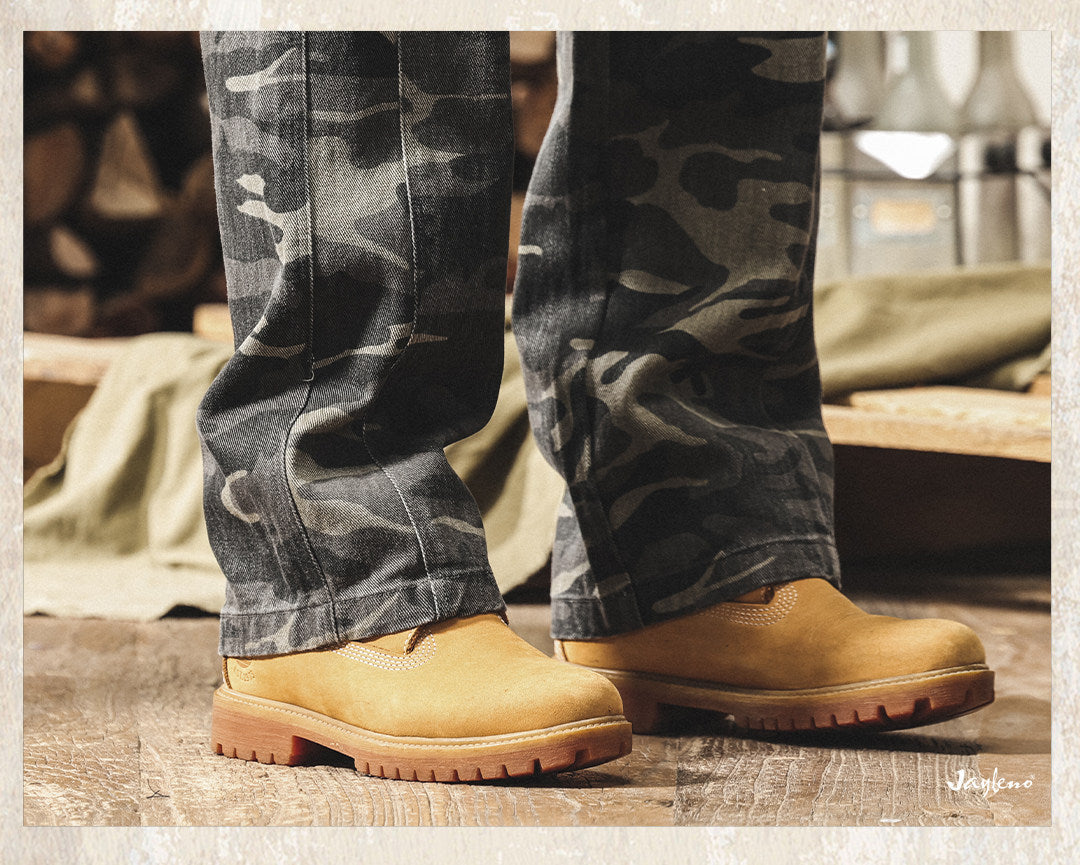 Retro Cargo Camo Pants