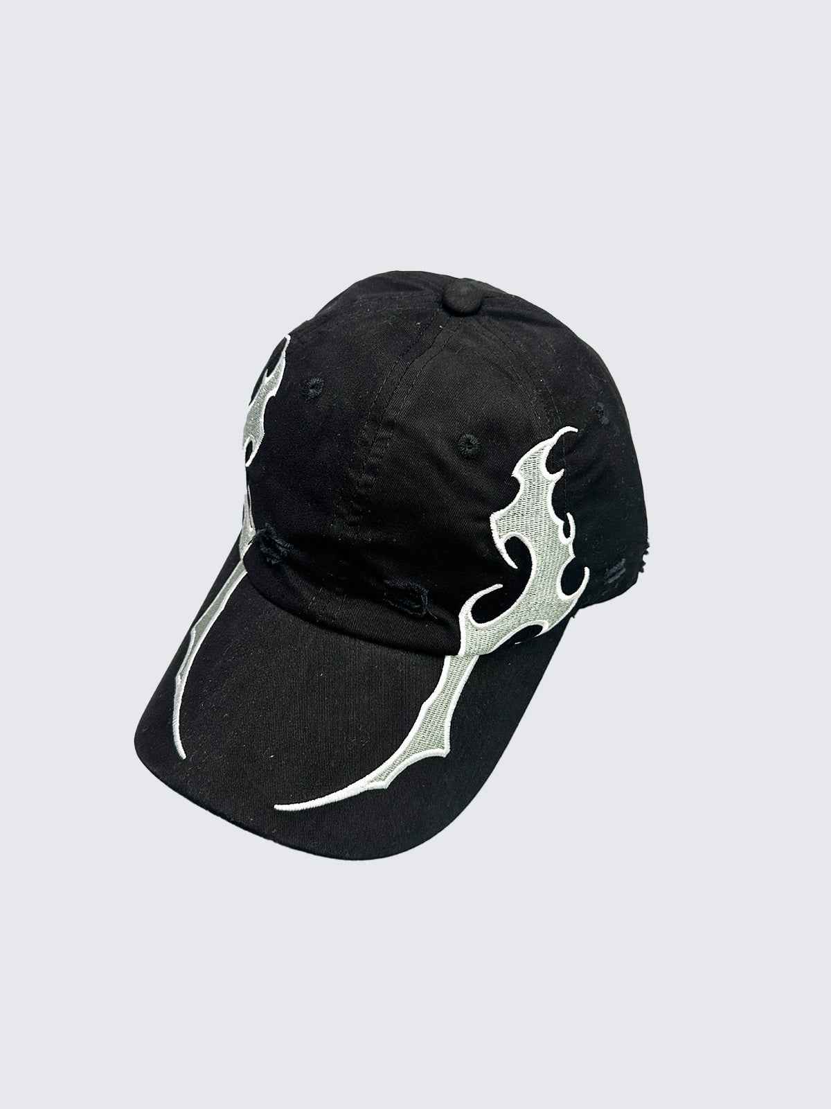 Distressed 'Mist' Baseball Cap