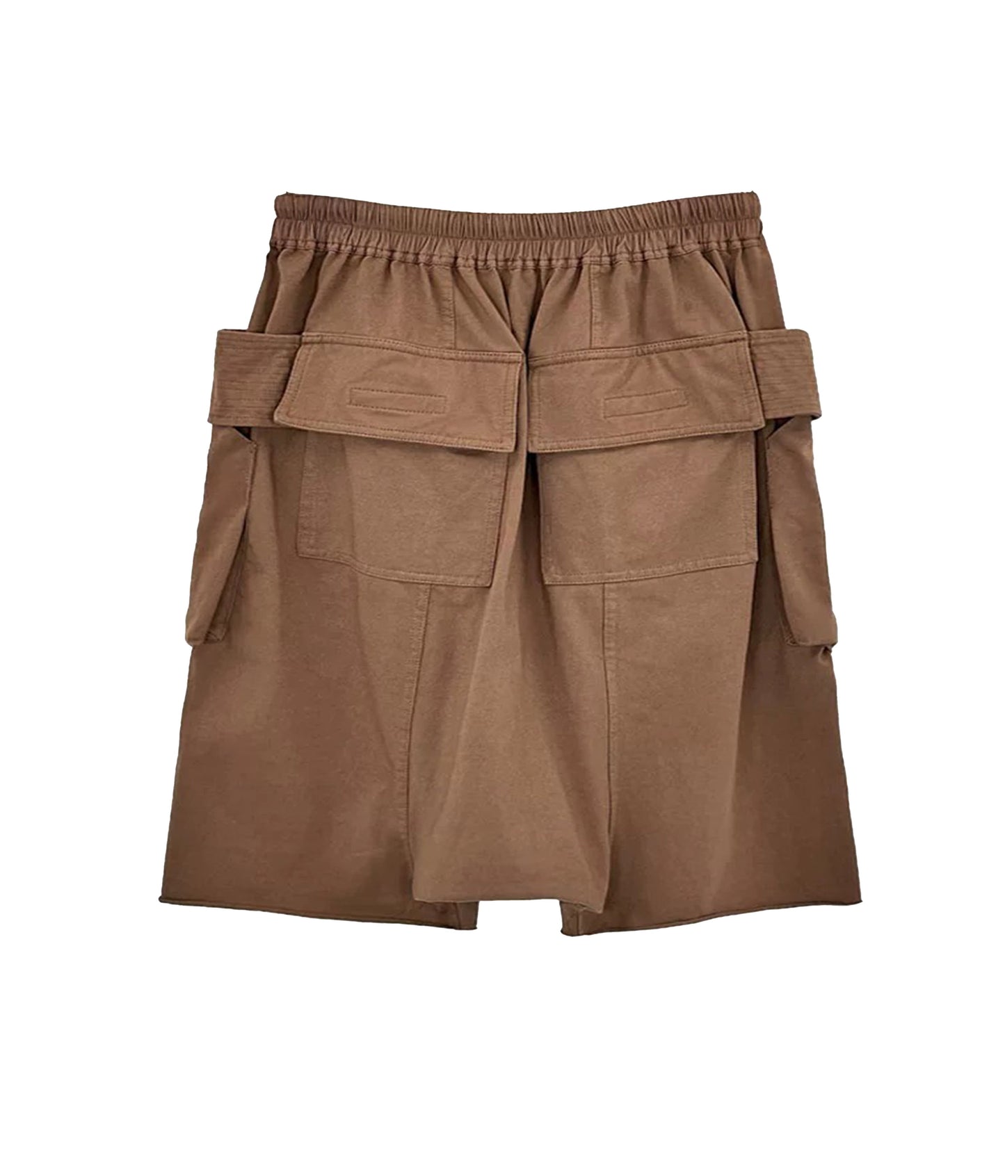 DESERT DROP-CROTCH CARGO SHORTS - JUSTLUXURY