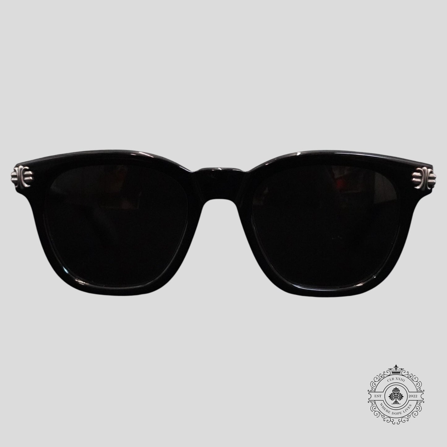 Chrome Hearts Smoke Show Glasses in Black/Silver