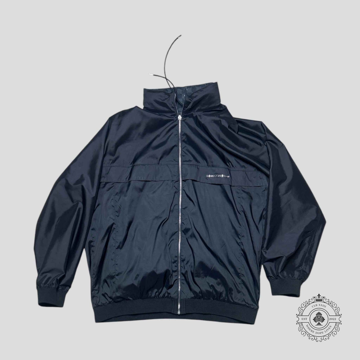 Louis Vuitton Reversible Checkered Damier Windbreaker in Black