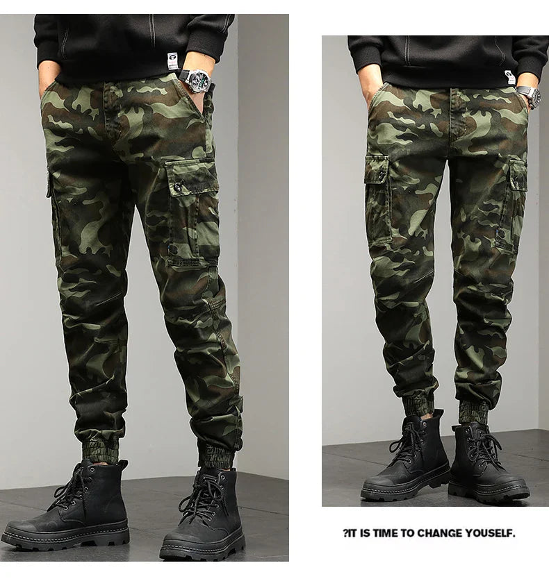 Classic Vector Camouflage Slim Fit Pants