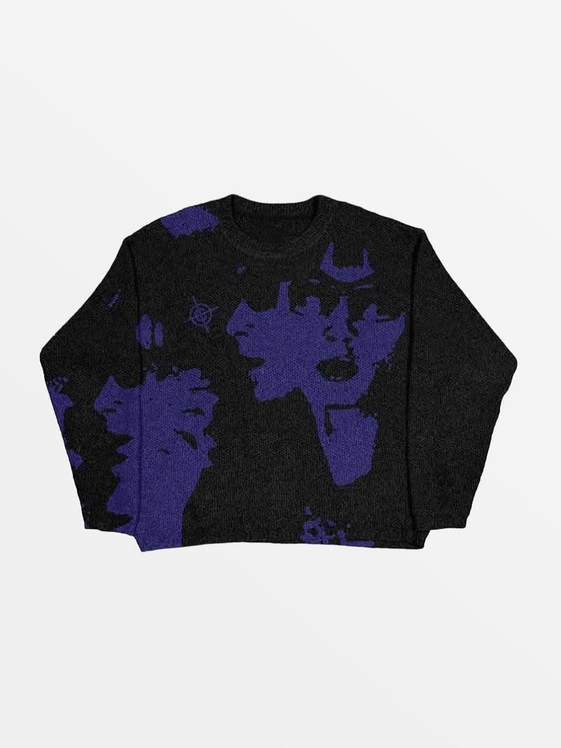 Knitted Sweater Girl Glasses