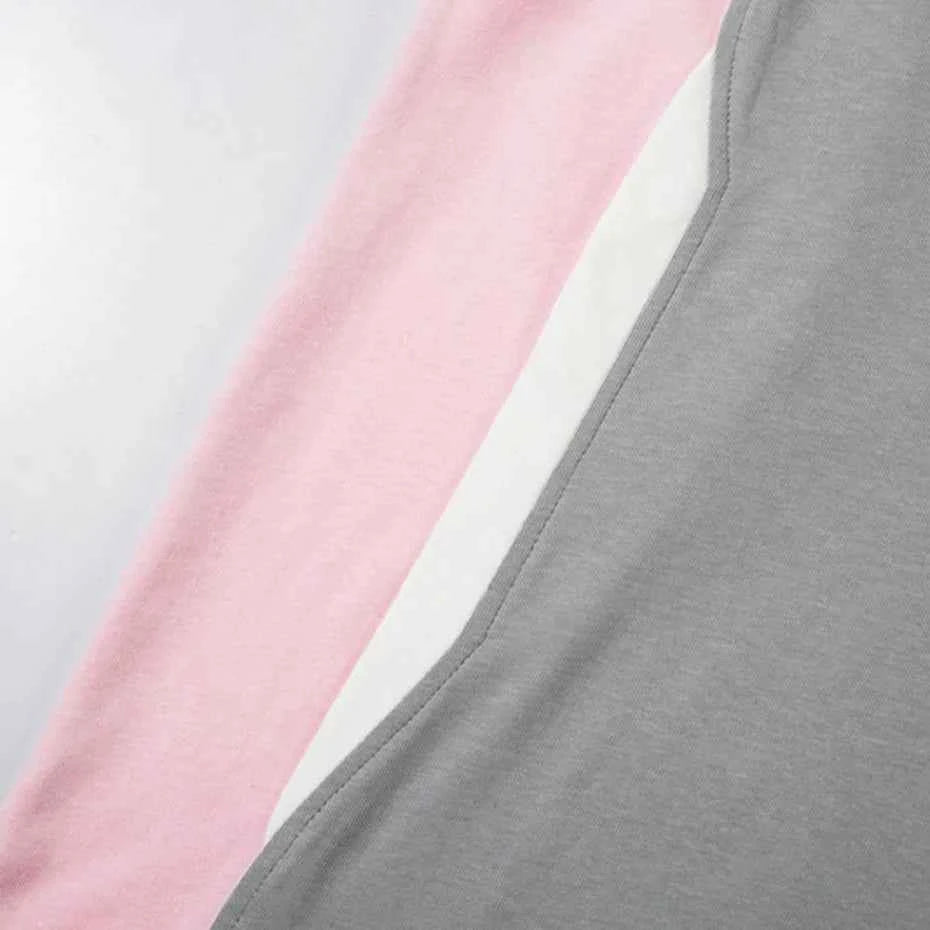 Streetwear Printed Patchwork Oversized Fashion Casual T-shirt