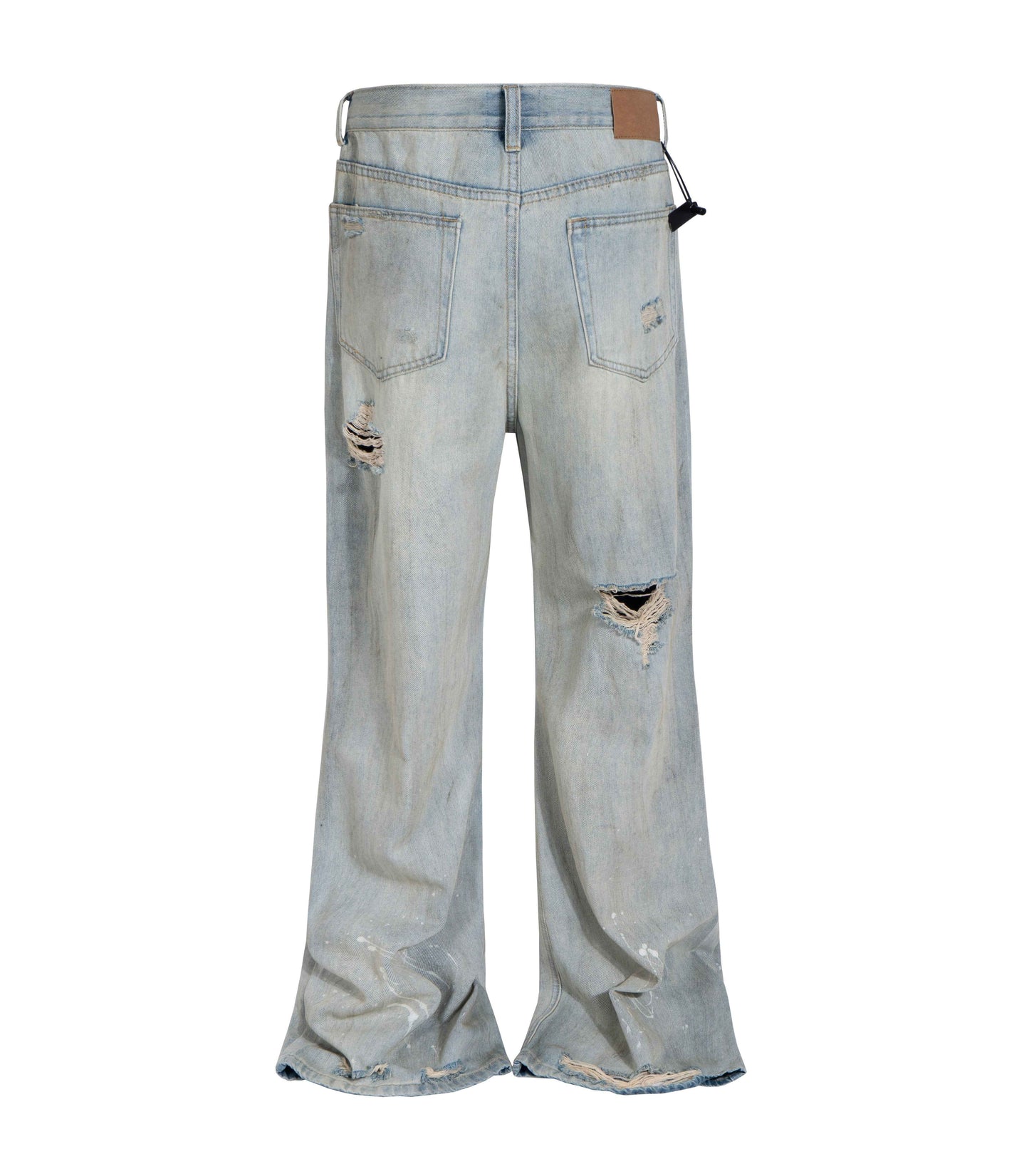 STONE DESTRUCTION FLARE DENIM