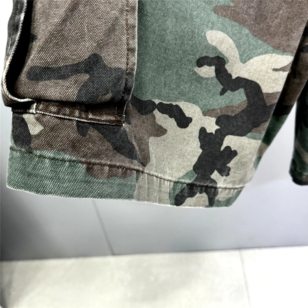 Tactical Camouflage Knee Length Shorts