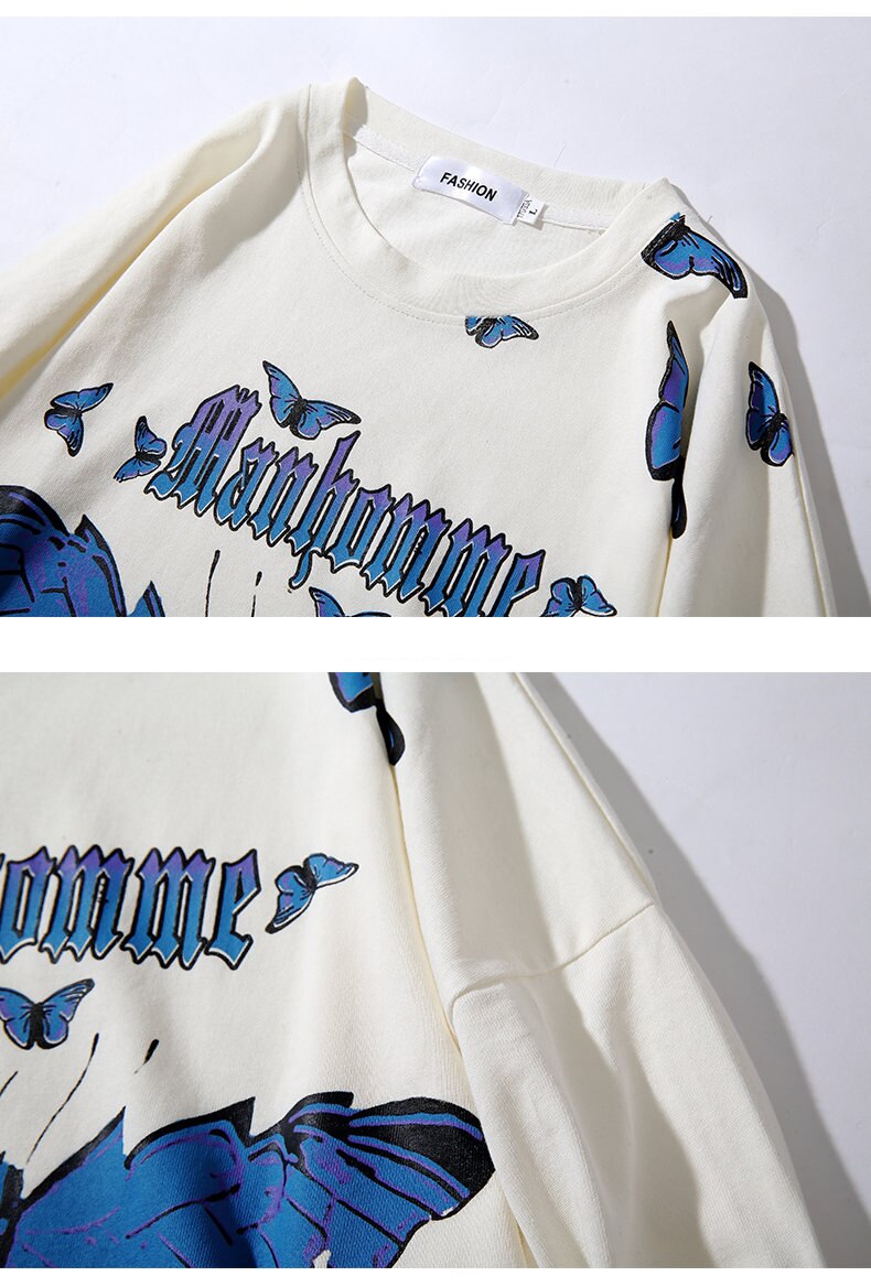 Butterfly Fire Flame Sweatshirt