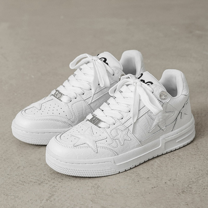 Stars Chunky Shoes - Multi-Dimensional Luxury Platform Trainers | LuxuryUrbanwear - JUSTLUXURY