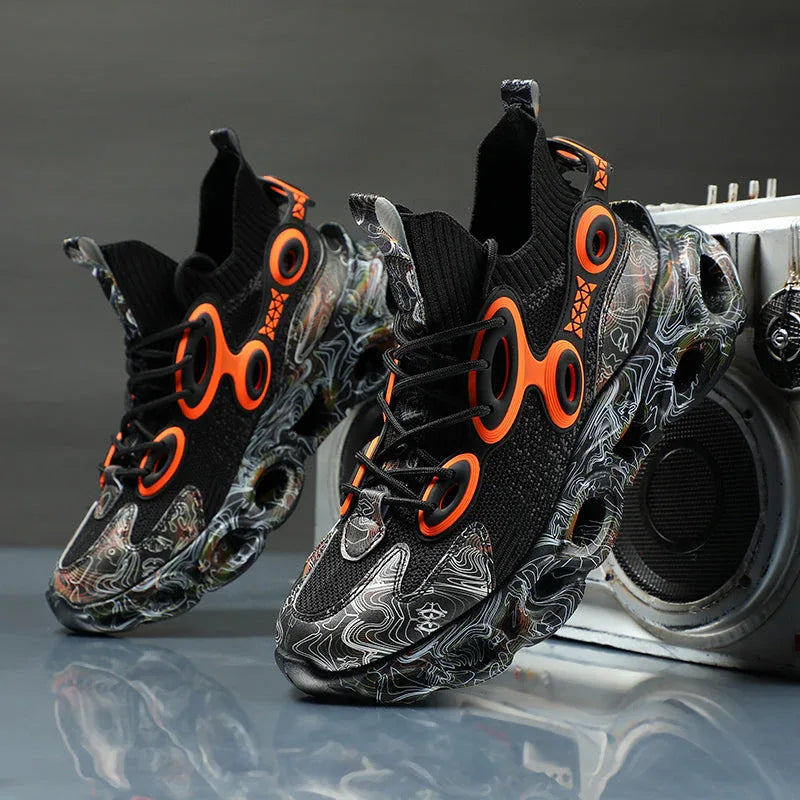 Street Mono T84 Sneakers - Luxuryurbanwear