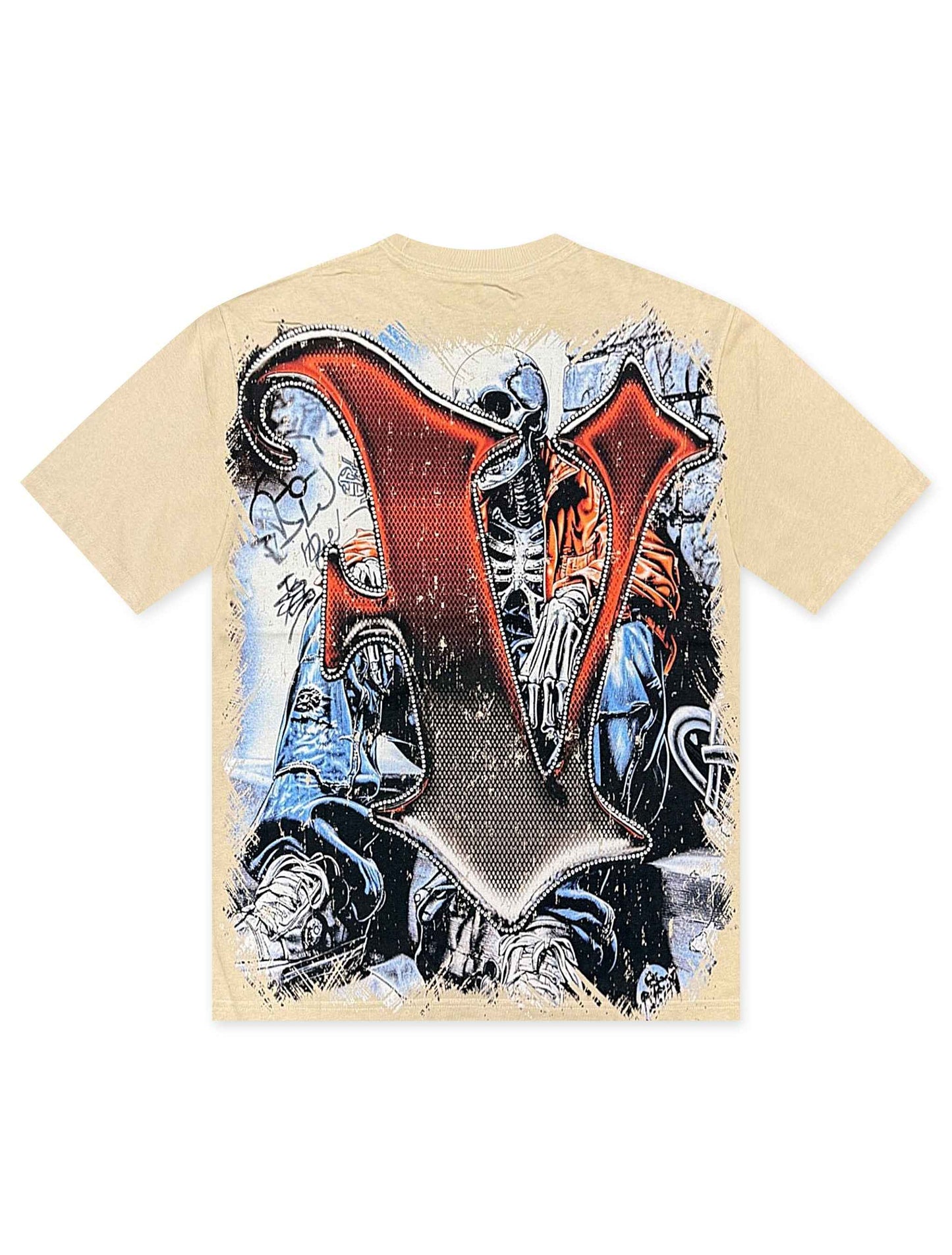 Vtilted Unstable Tee - Cream
