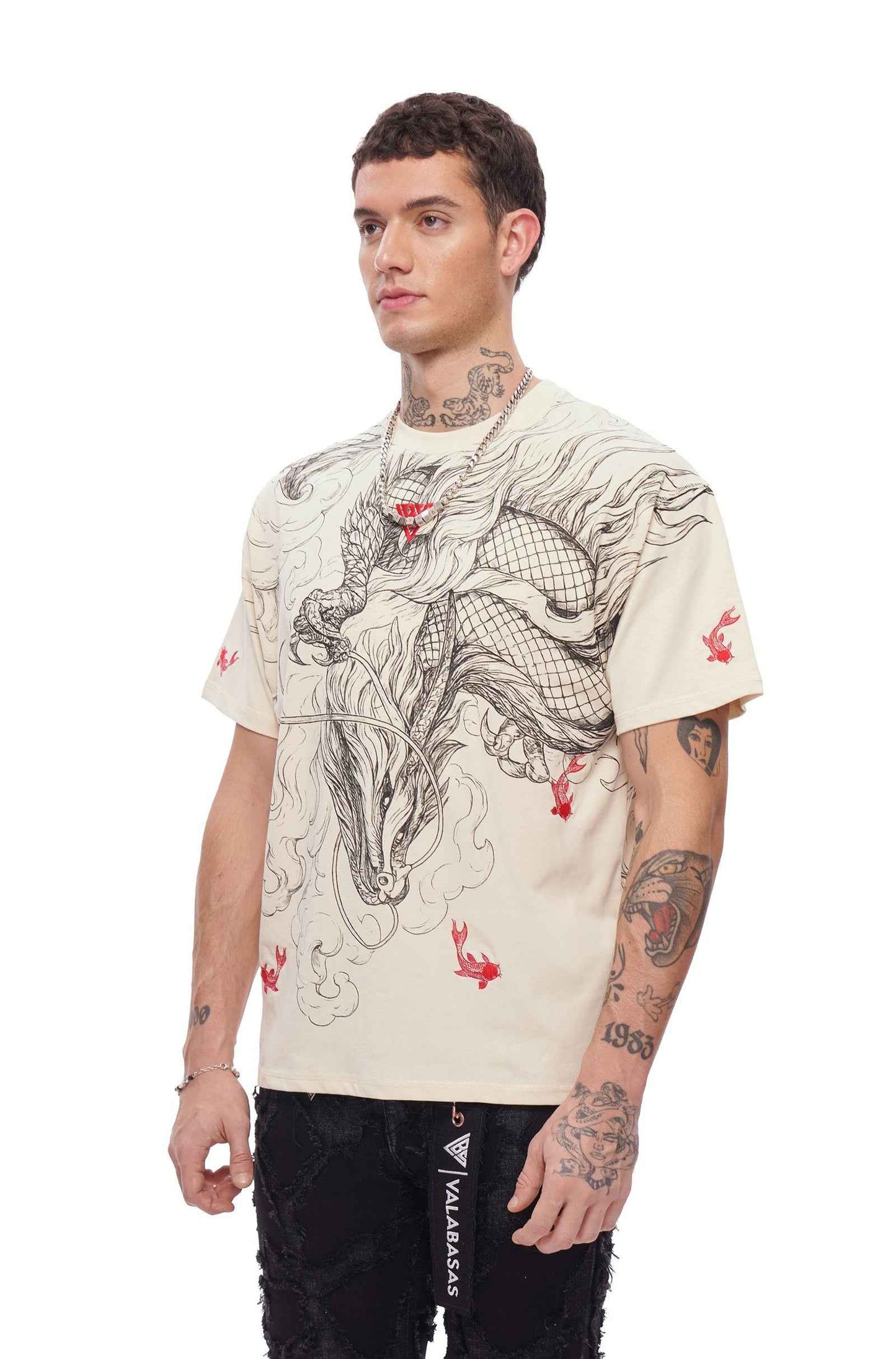 Valabasas Mythic Flow Tee - Beige
