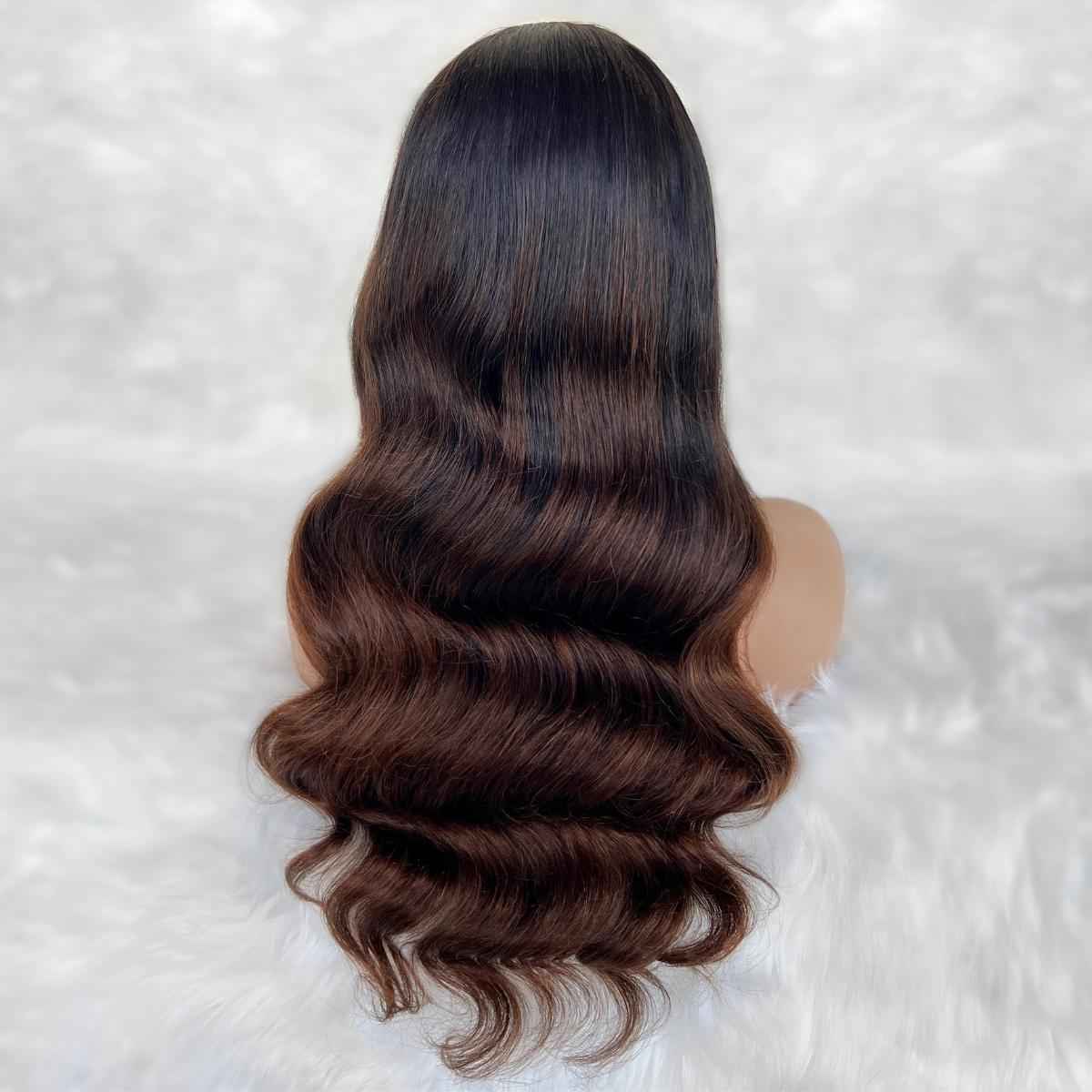 Raw Victoria Glueless 5x5 HD Lace Professionally Colored 100% Human Hair Closure Wig