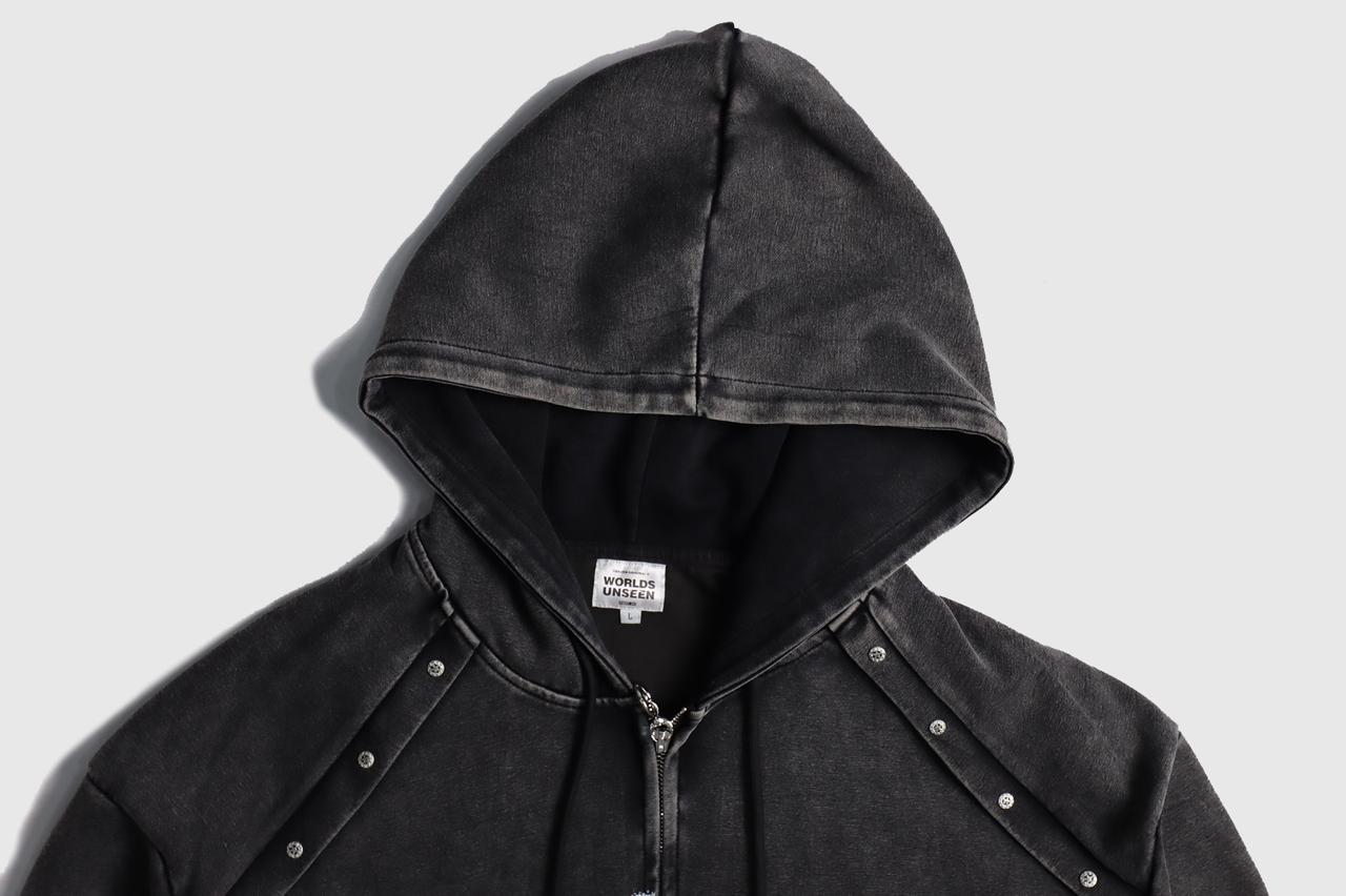 Zip Up Hoodie Omniscient Black