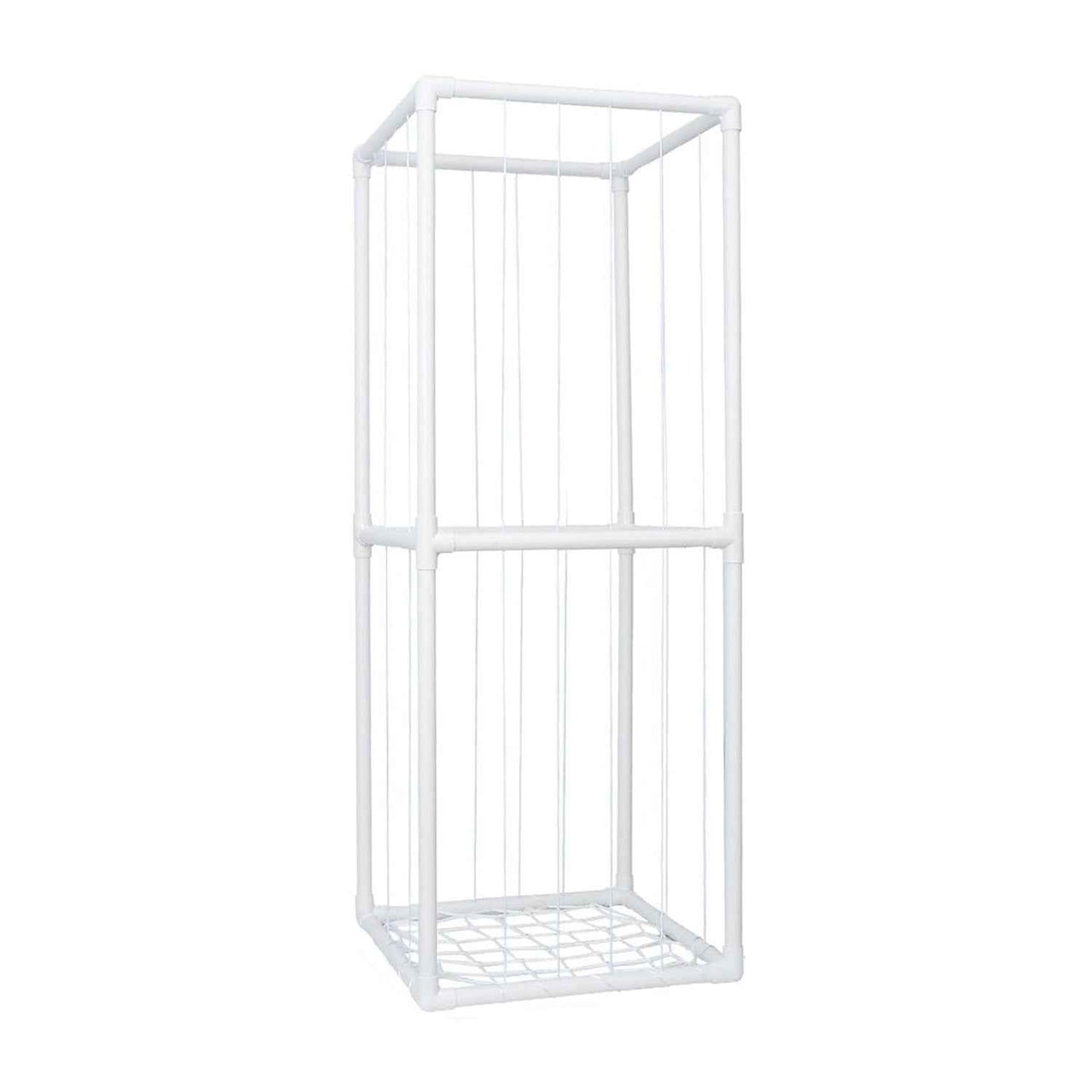 Stuffed Animal Storage PVC Plush Organizer Shelf Plush Stuffed Animal Holder Standing Kids Toy Storage Cage with Elastic Band for Nursery Play Room Be