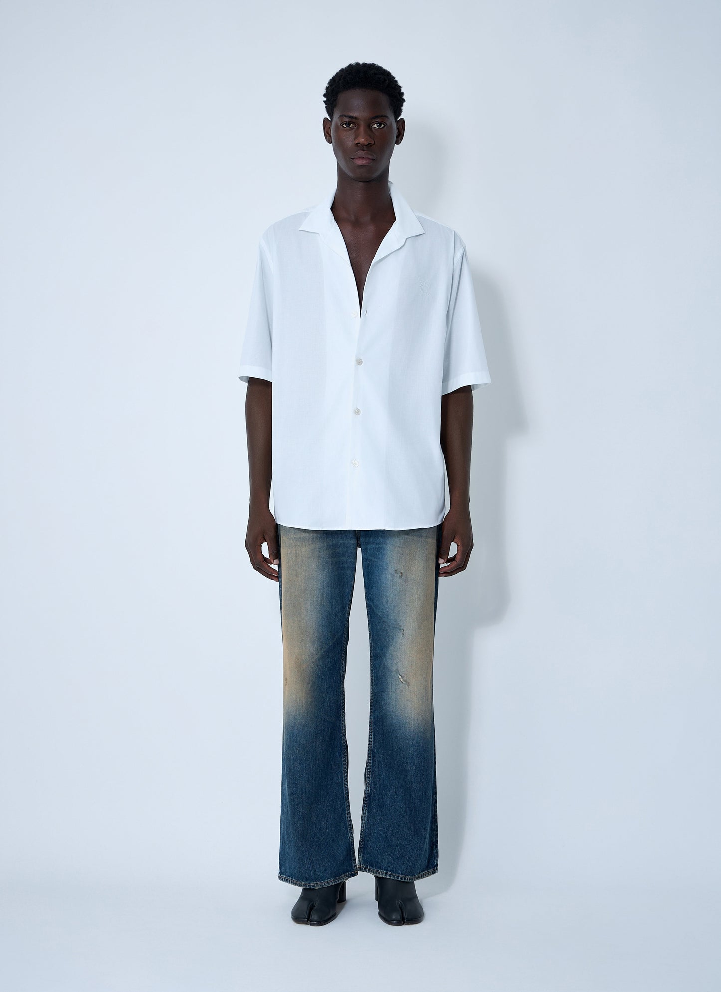 Acne Studios Men Logo Embroidery Shirt