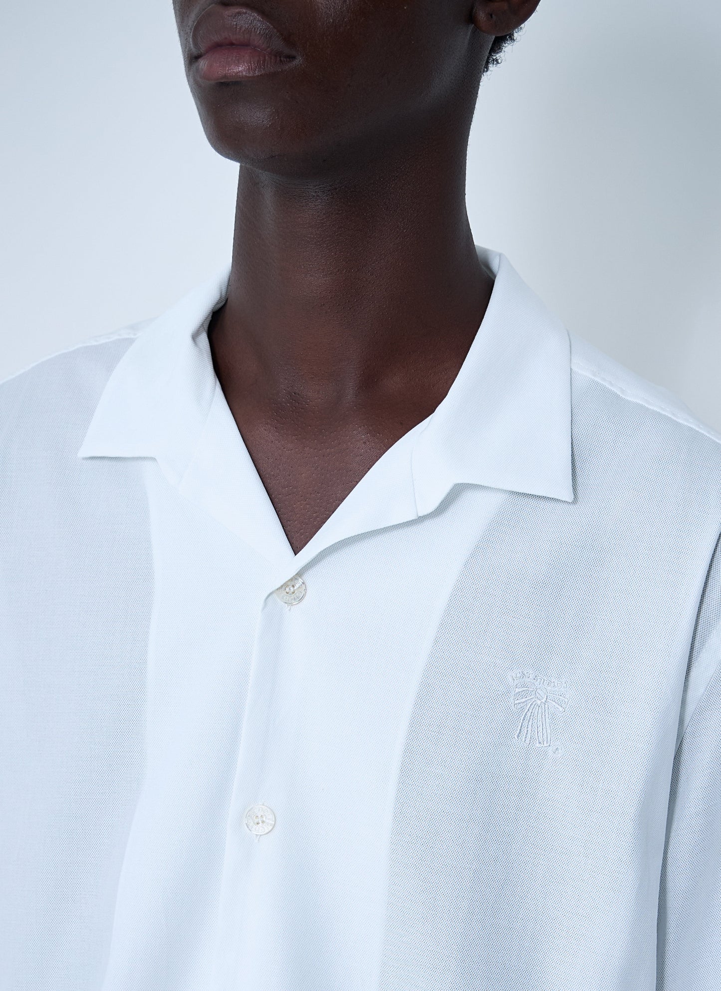 Acne Studios Men Logo Embroidery Shirt