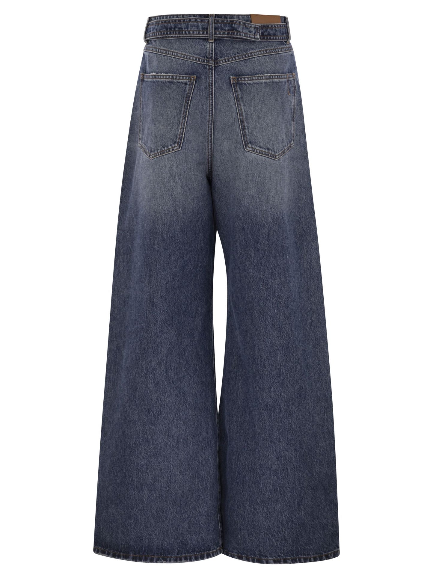 Sportmax Women Procida - Low-Waisted Oversize Denim Trousers