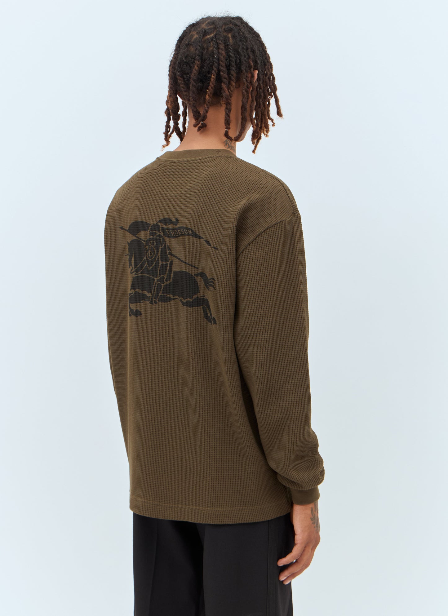 Burberry Men Ekd Waffle Knit Top