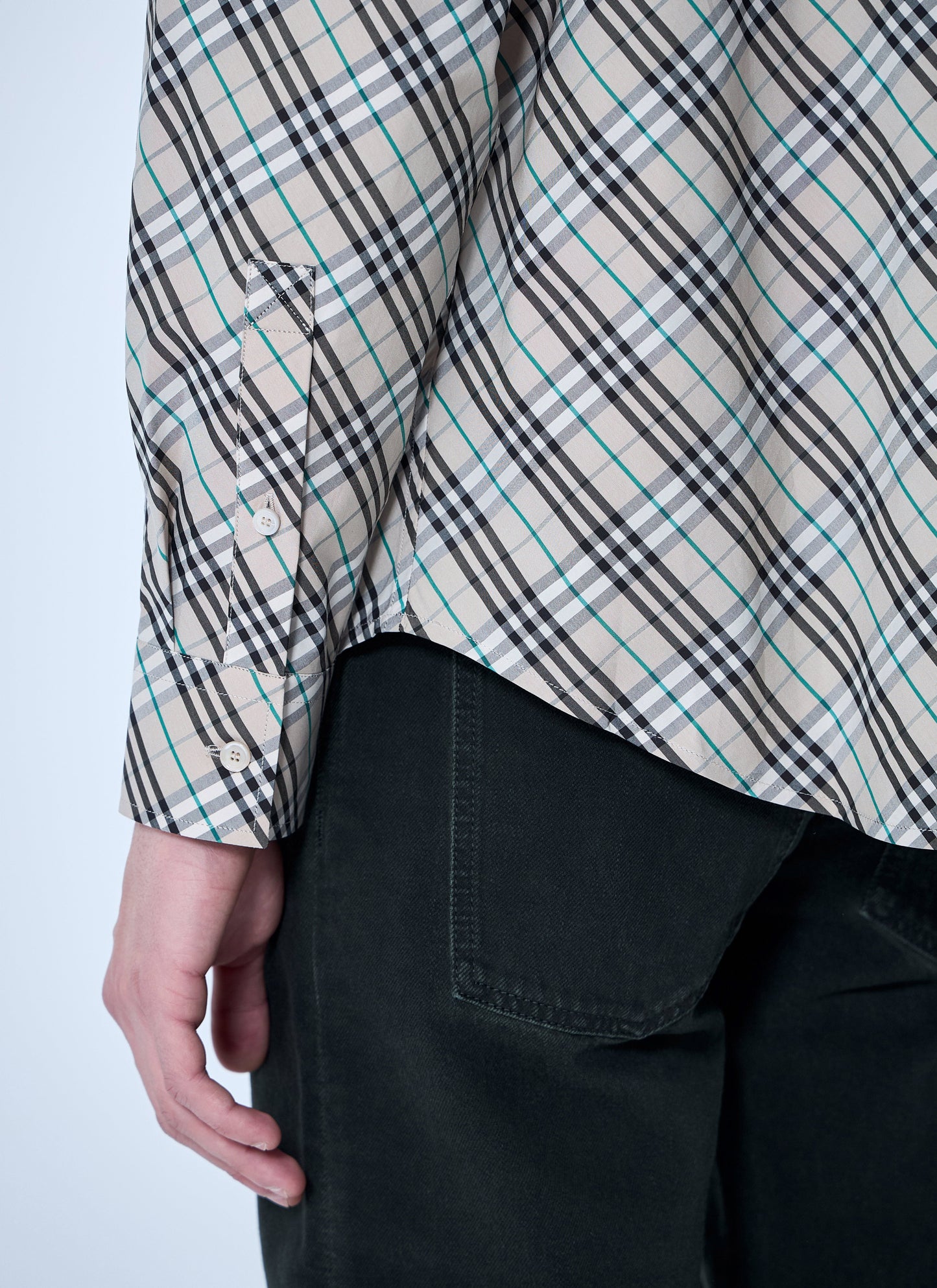 Burberry Men Check Shirt