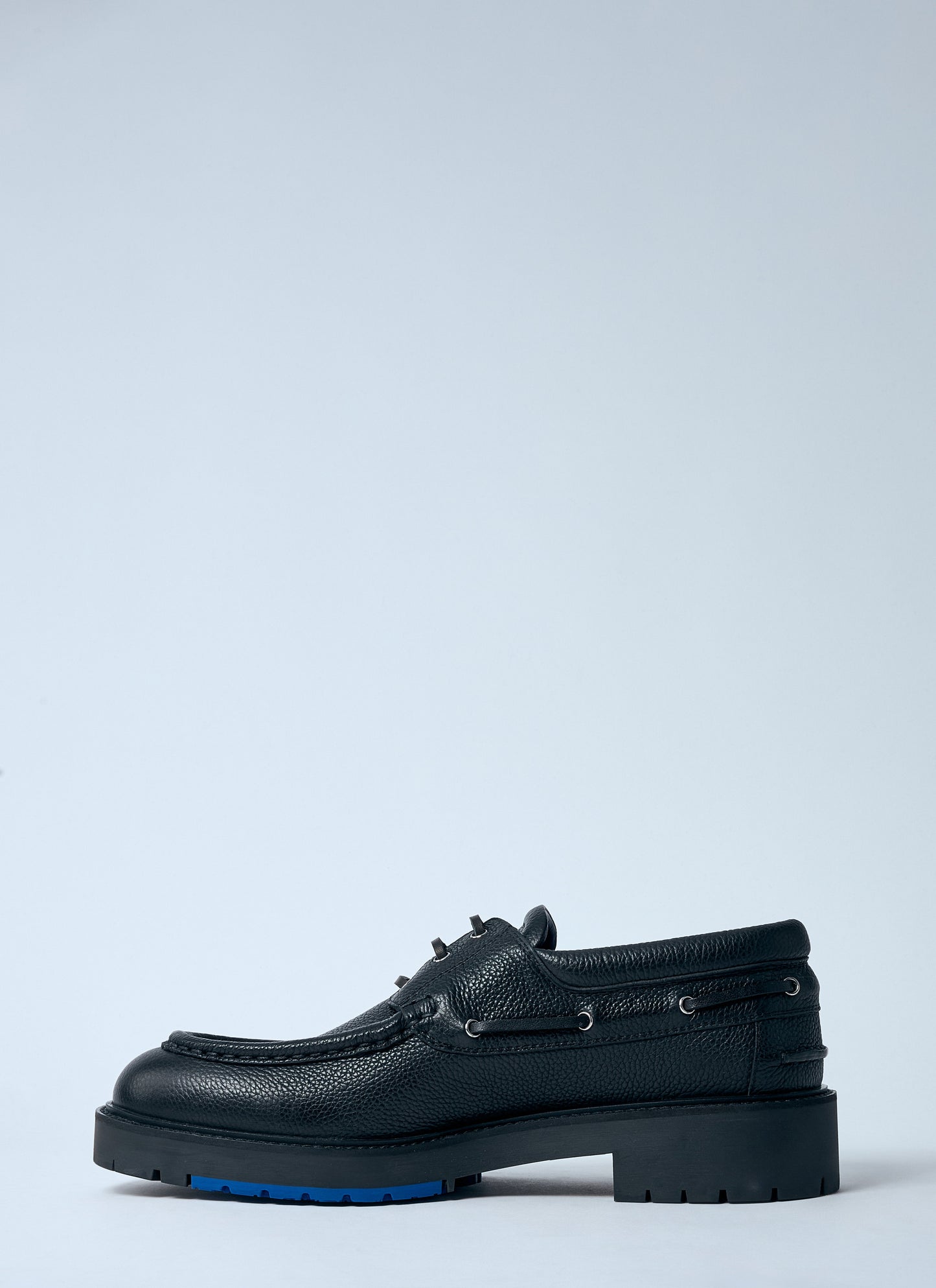 Burberry Men Leather Raft Boat Shoes