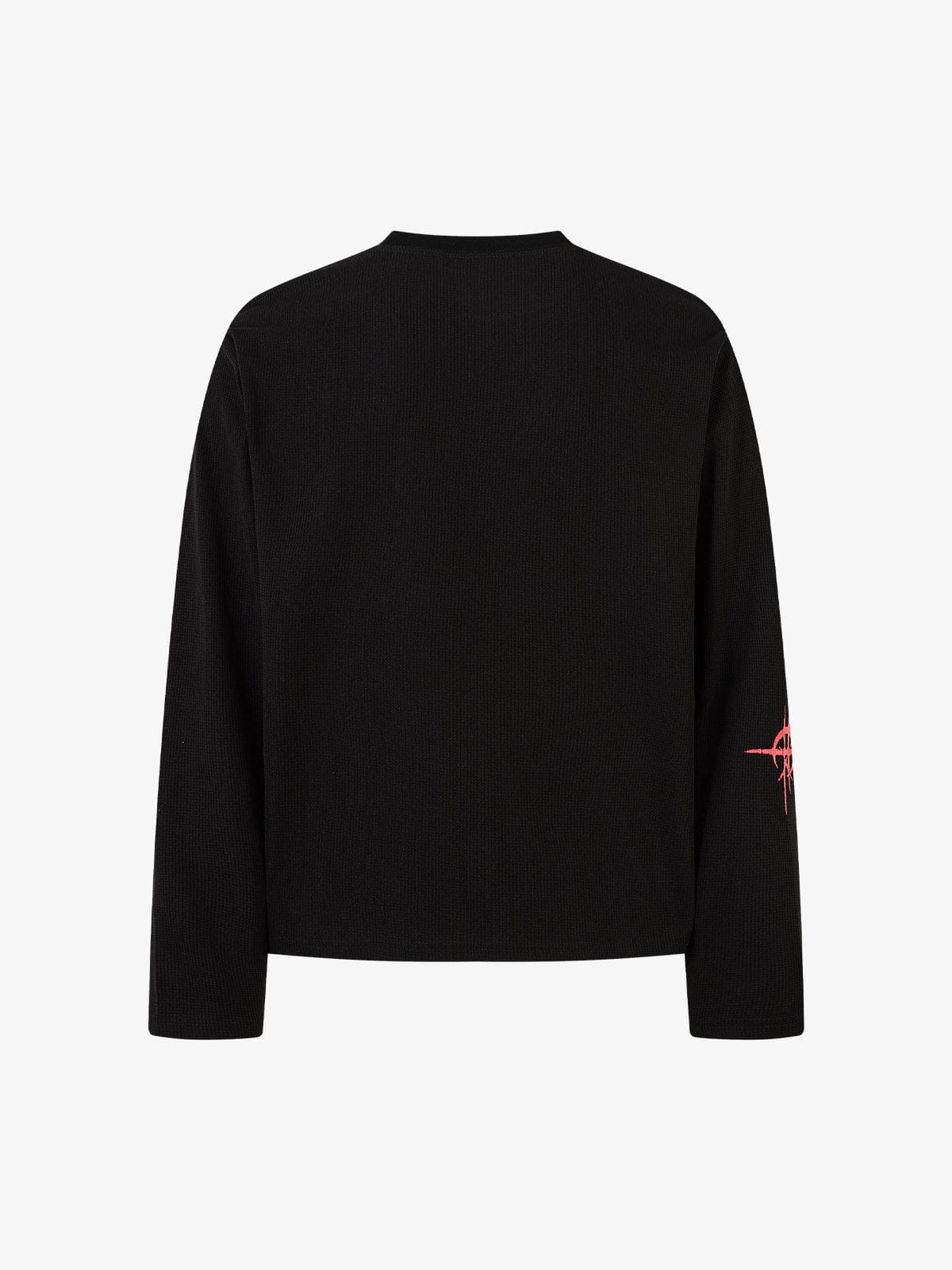 Long Sleeve Letter Cross