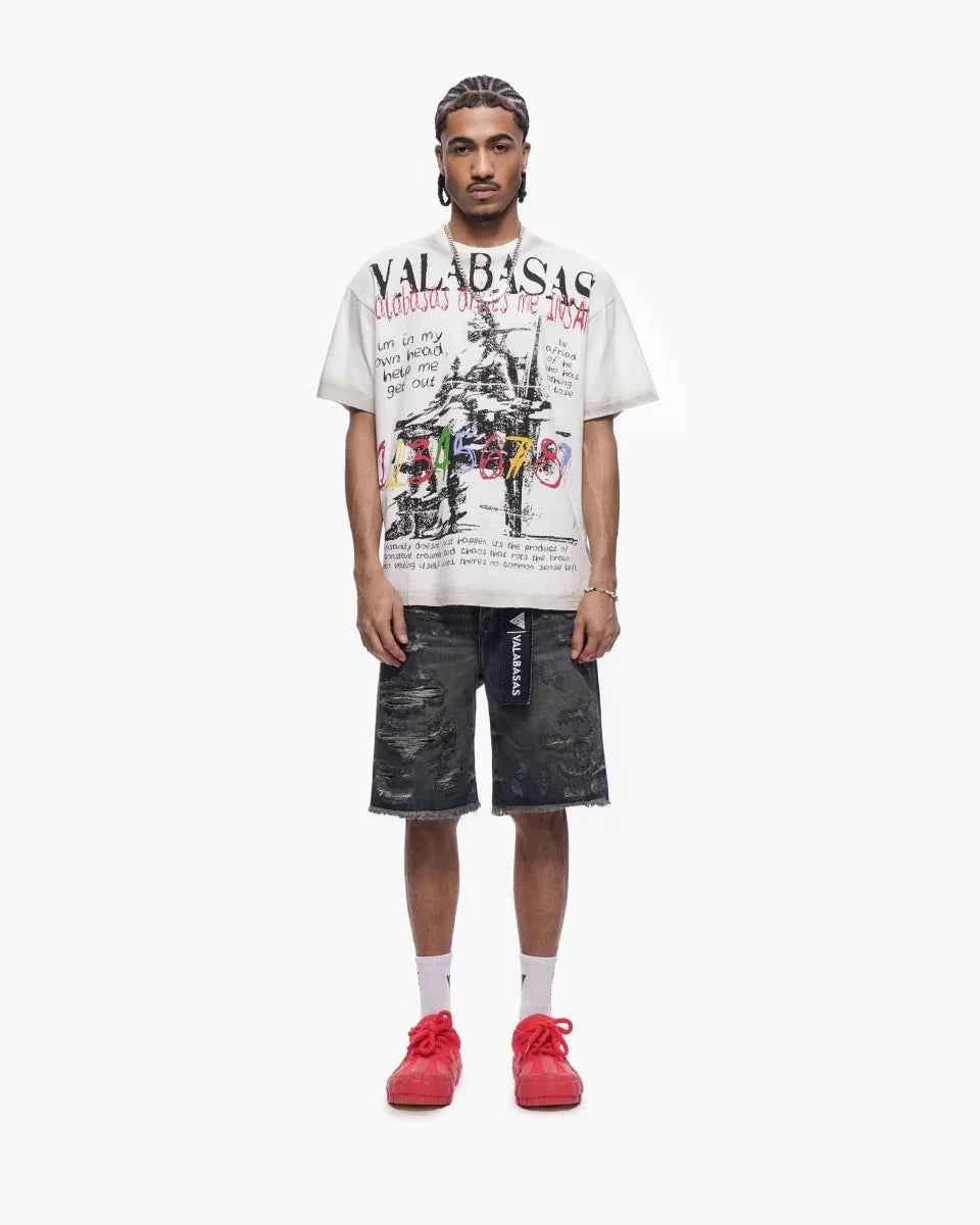 Valabasas Clipped Jorts - Dark Dirty Blue