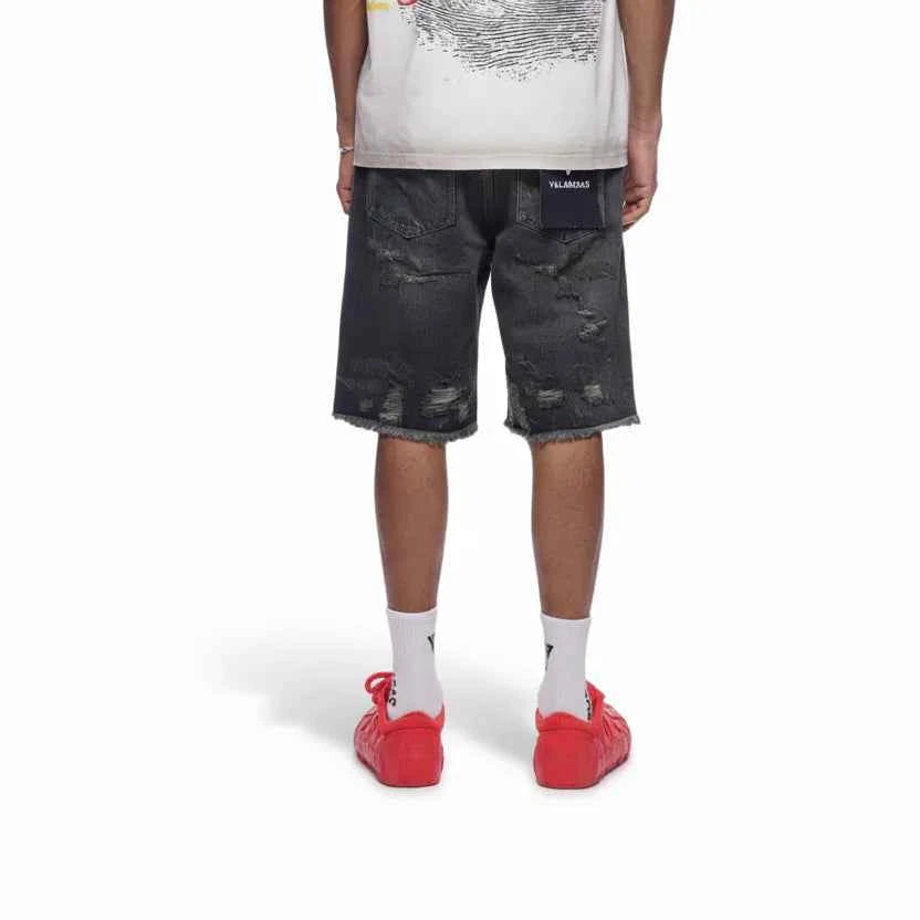 Valabasas Clipped Jorts - Dark Dirty Blue