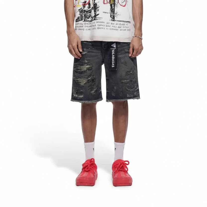 Valabasas Clipped Jorts - Dark Dirty Blue