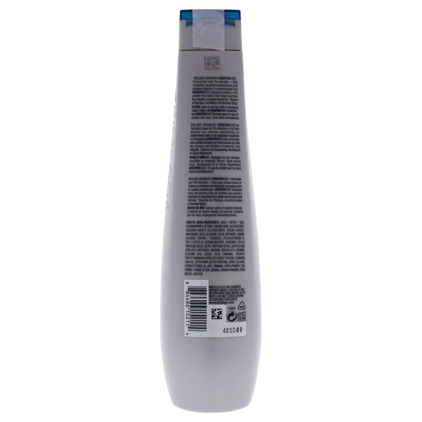 Biolage Keratin Dose Shampoo by Matrix for Unisex - 13.5 oz Shampoo