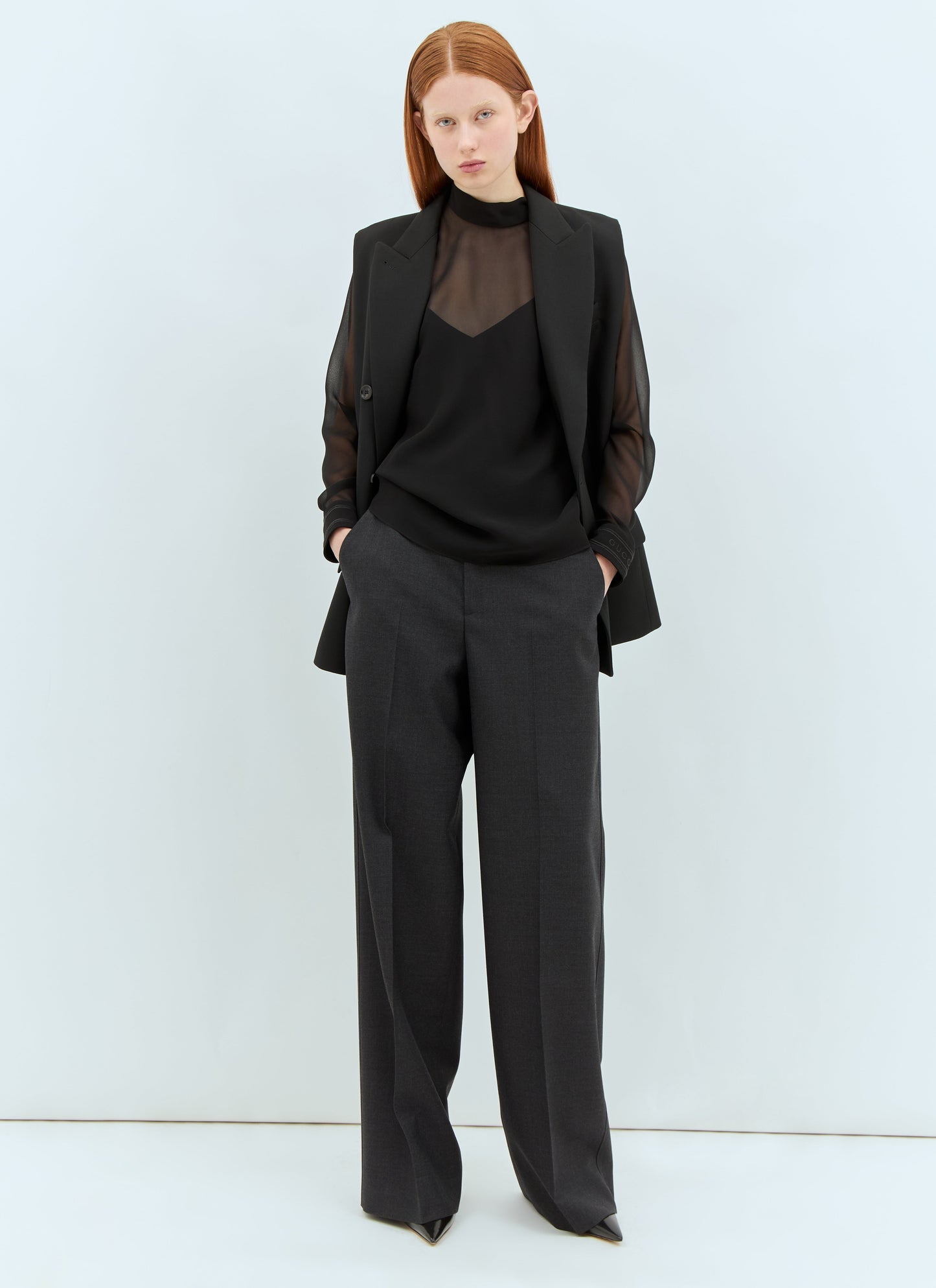 Gucci Women Wool Tailored Pants