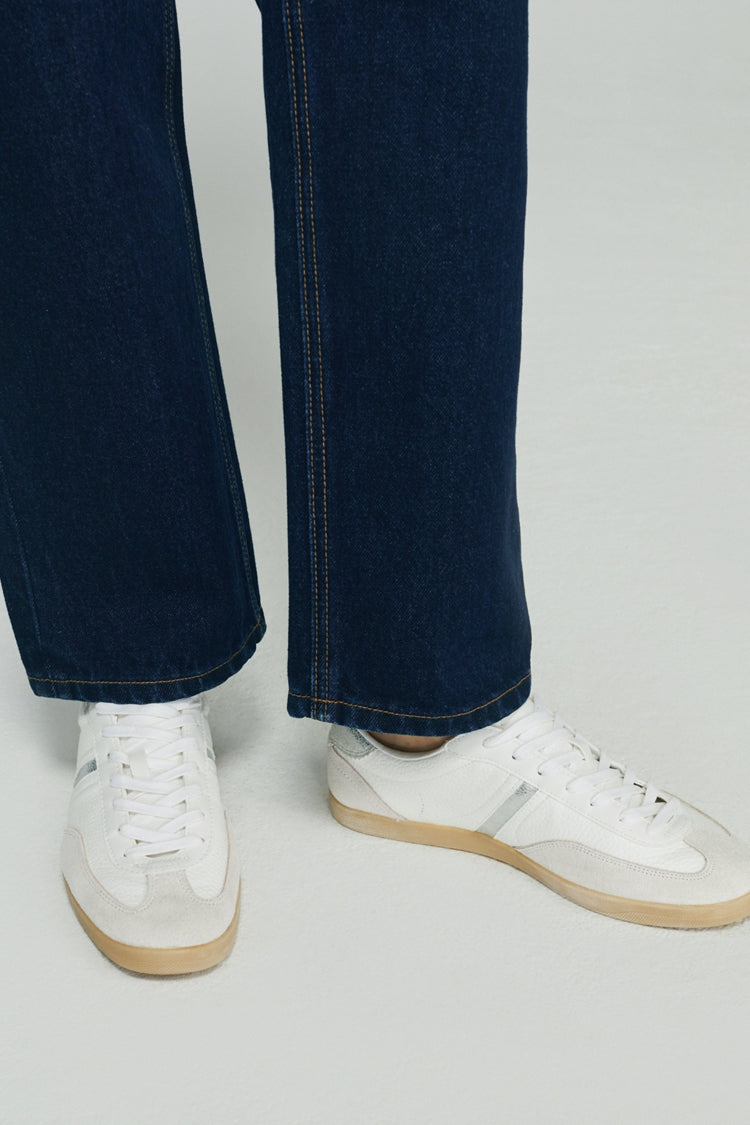 Manhattan High Rise Straight Ankle Jeans HJ160 - JUSTLUXURY
