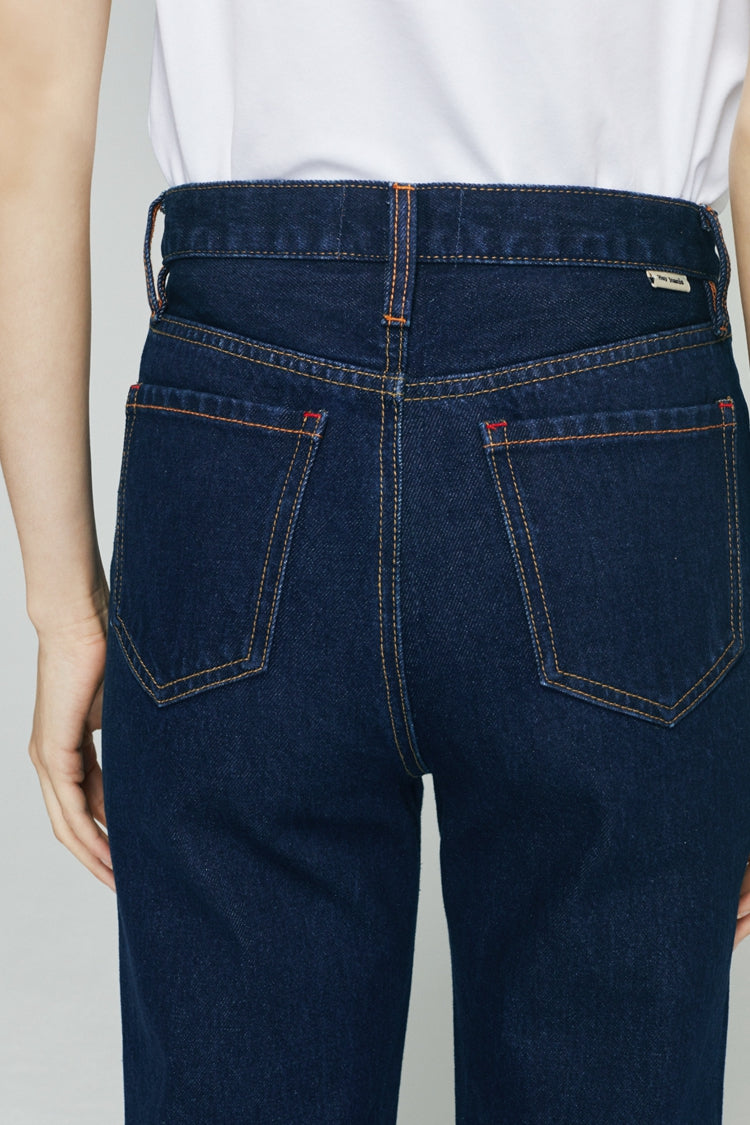 Manhattan High Rise Straight Ankle Jeans HJ160 - JUSTLUXURY