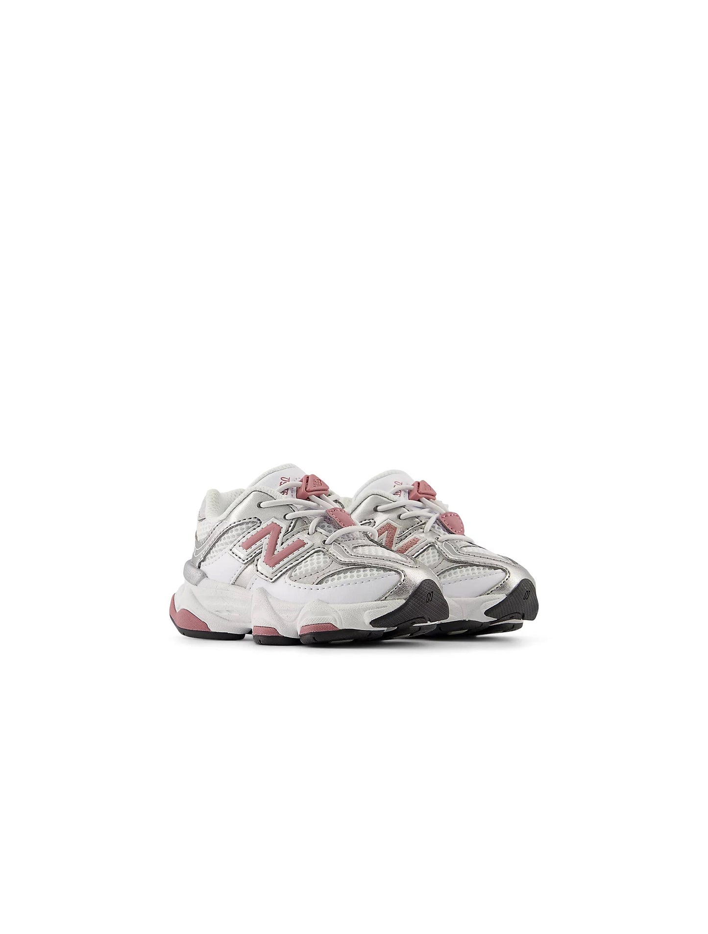 New Balance (TD) 9060 Bungee Shoes - White/Rosewood